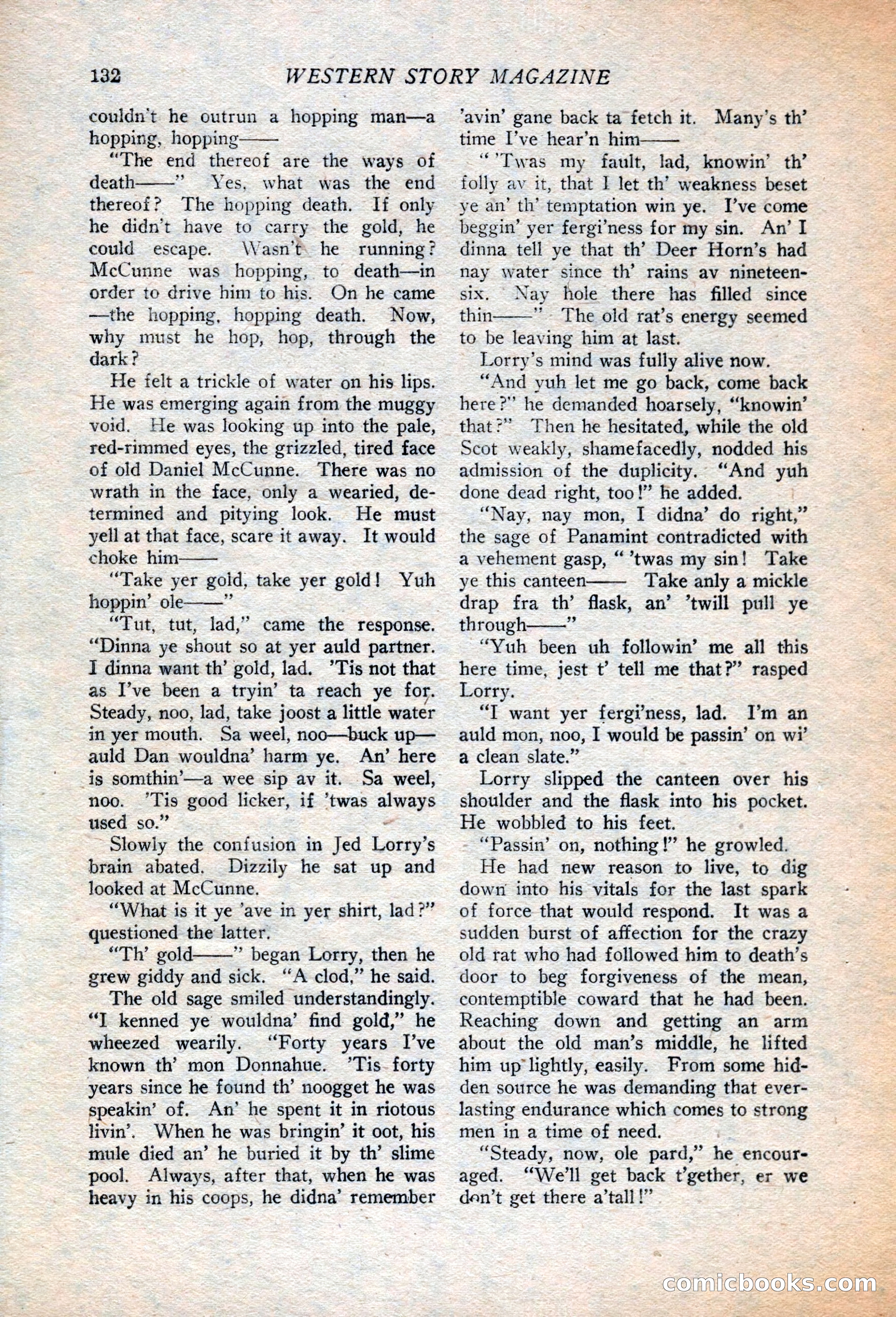 Western Story Magazine, July 14, 1923 — page 134 of 149