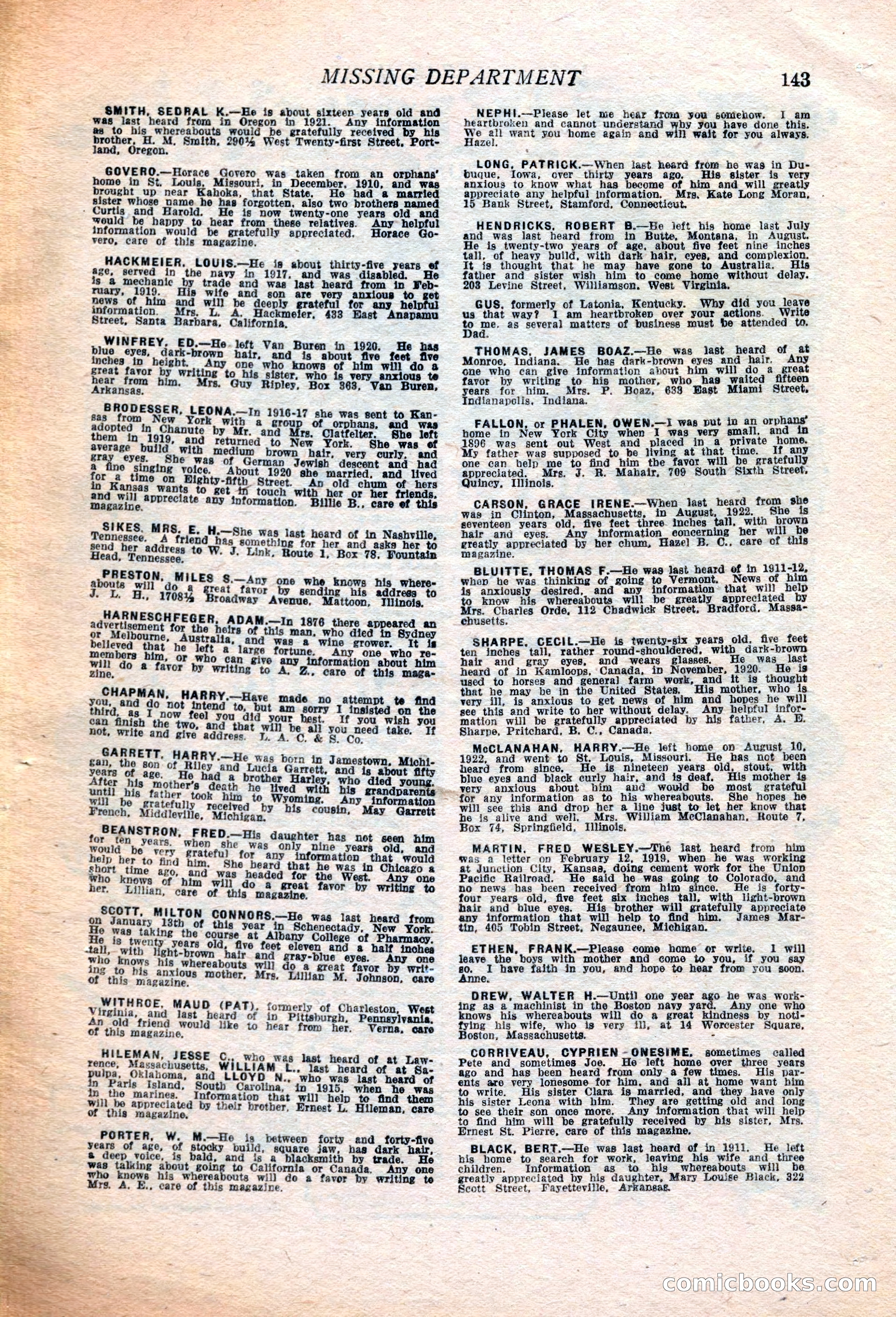 Western Story Magazine, July 14, 1923 — page 145 of 149