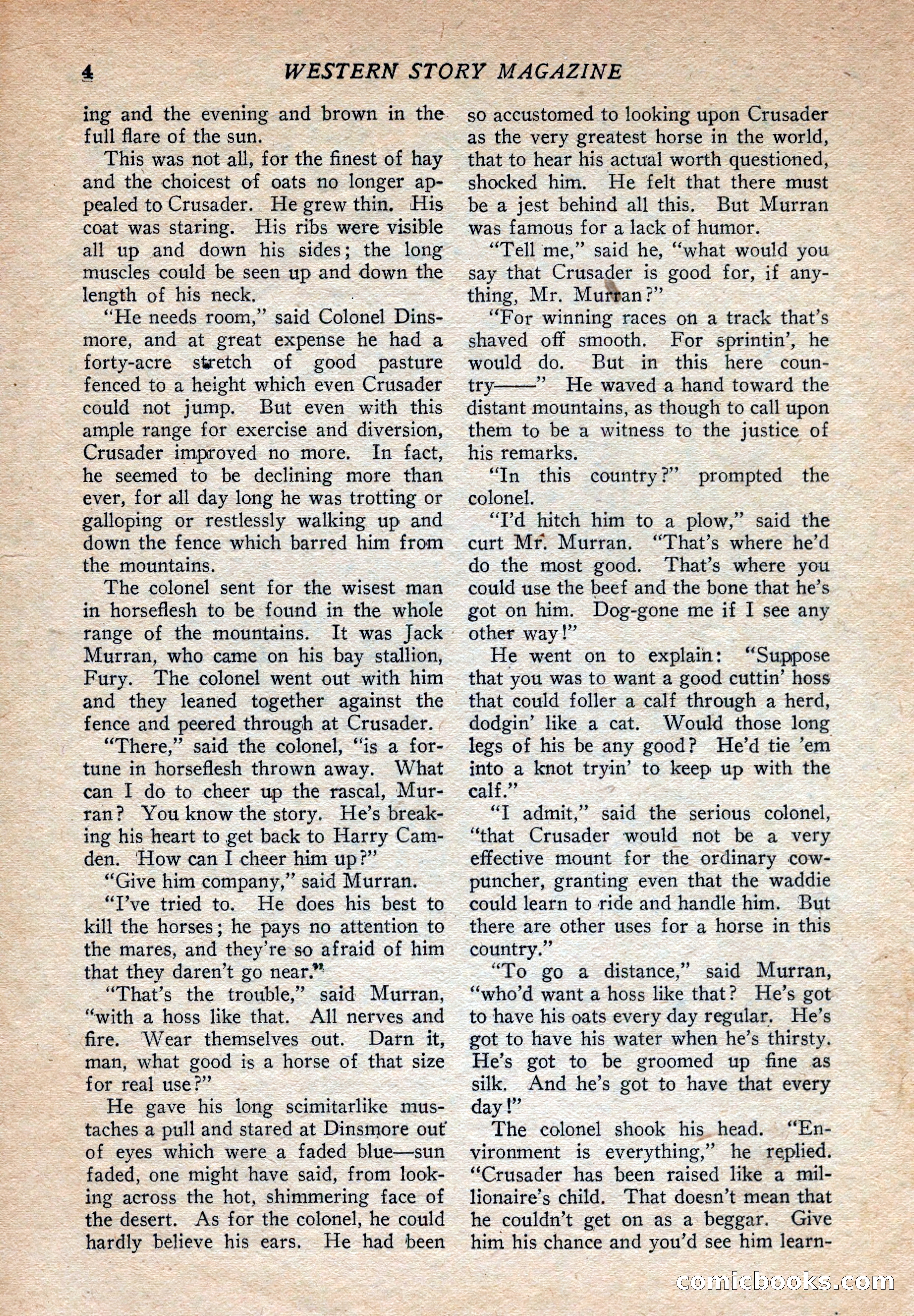 Western Story Magazine, August 9, 1924 — page 6 of 148