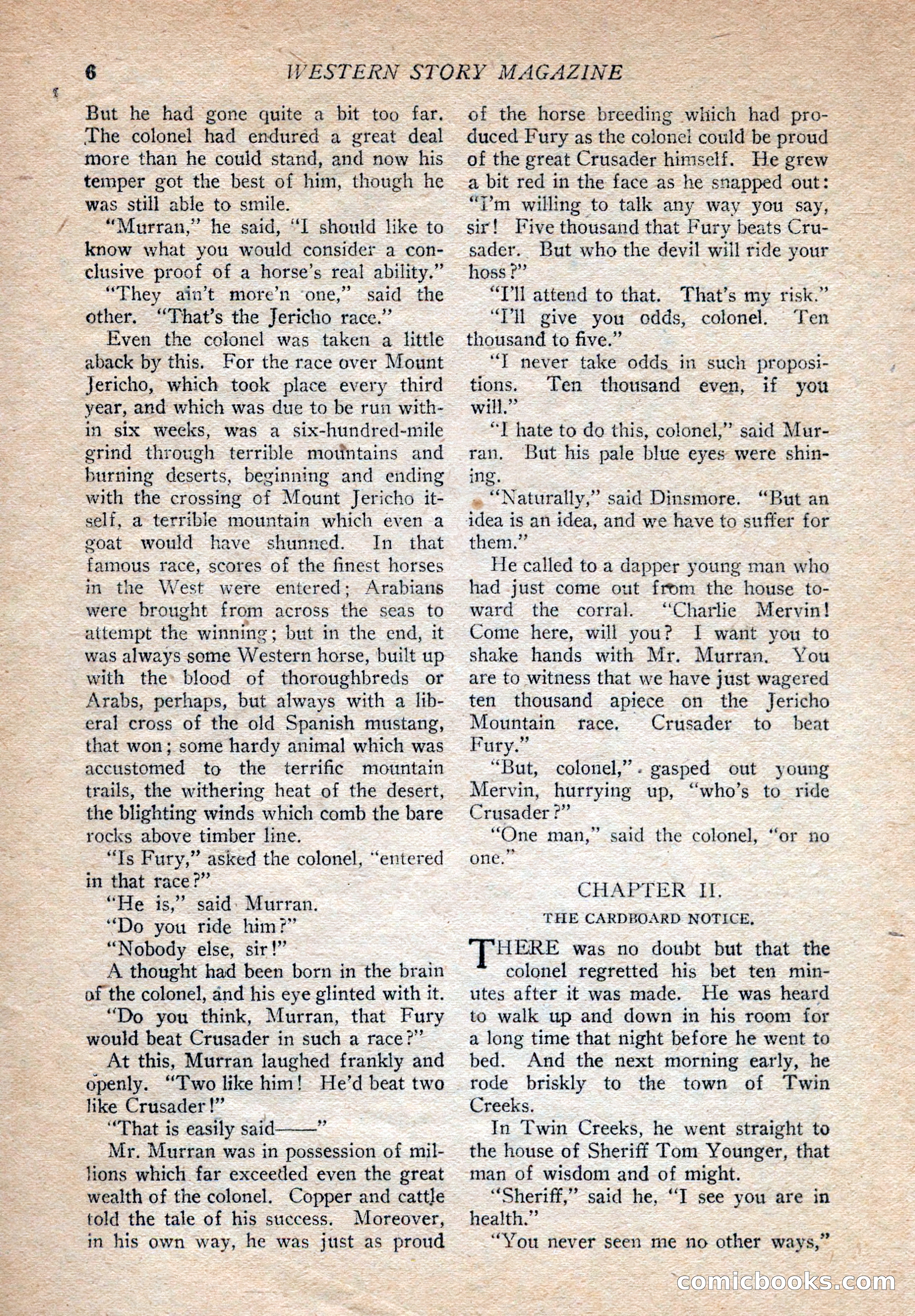 Western Story Magazine, August 9, 1924 — page 8 of 148