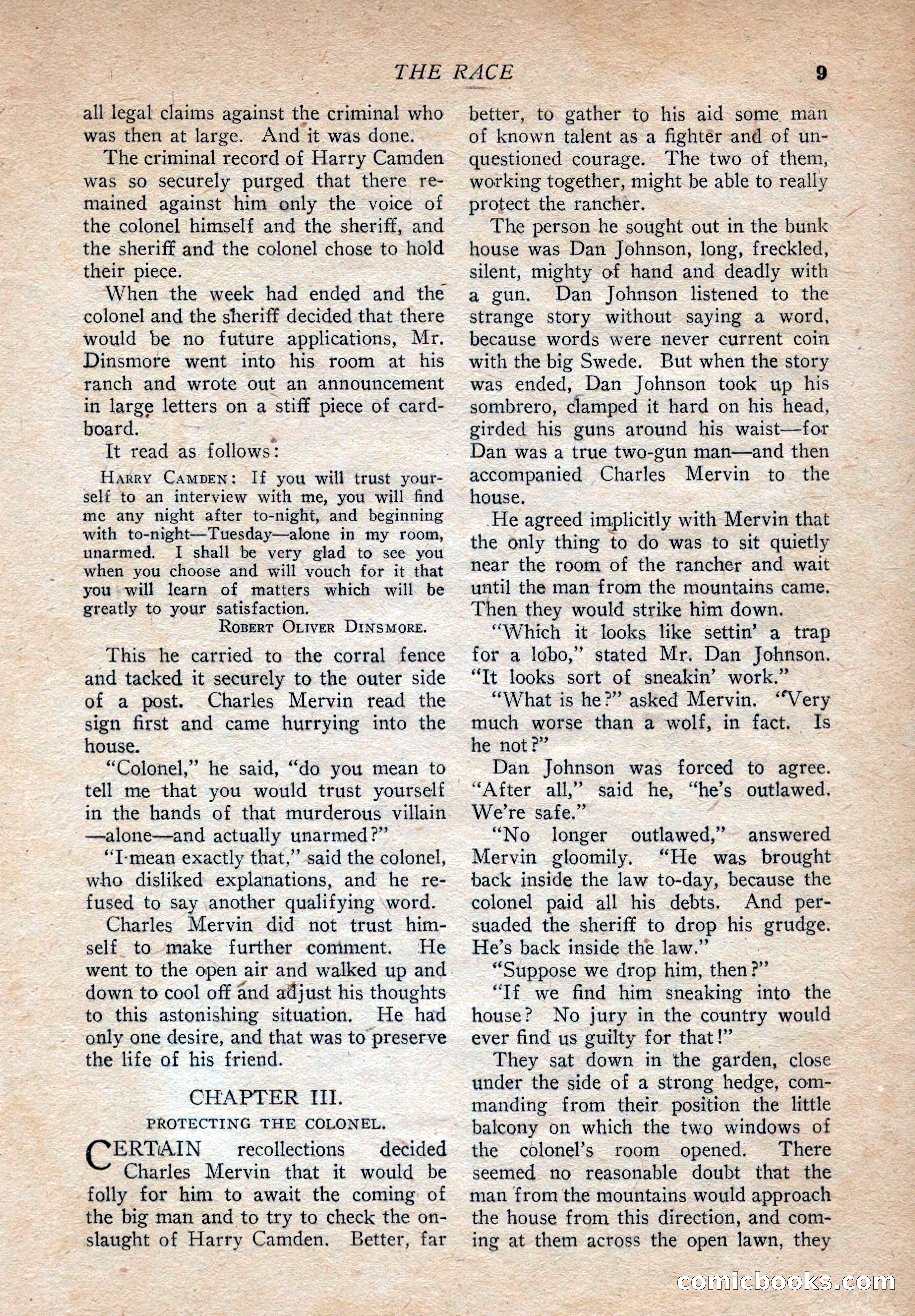 Western Story Magazine, August 9, 1924 — page 11 of 148