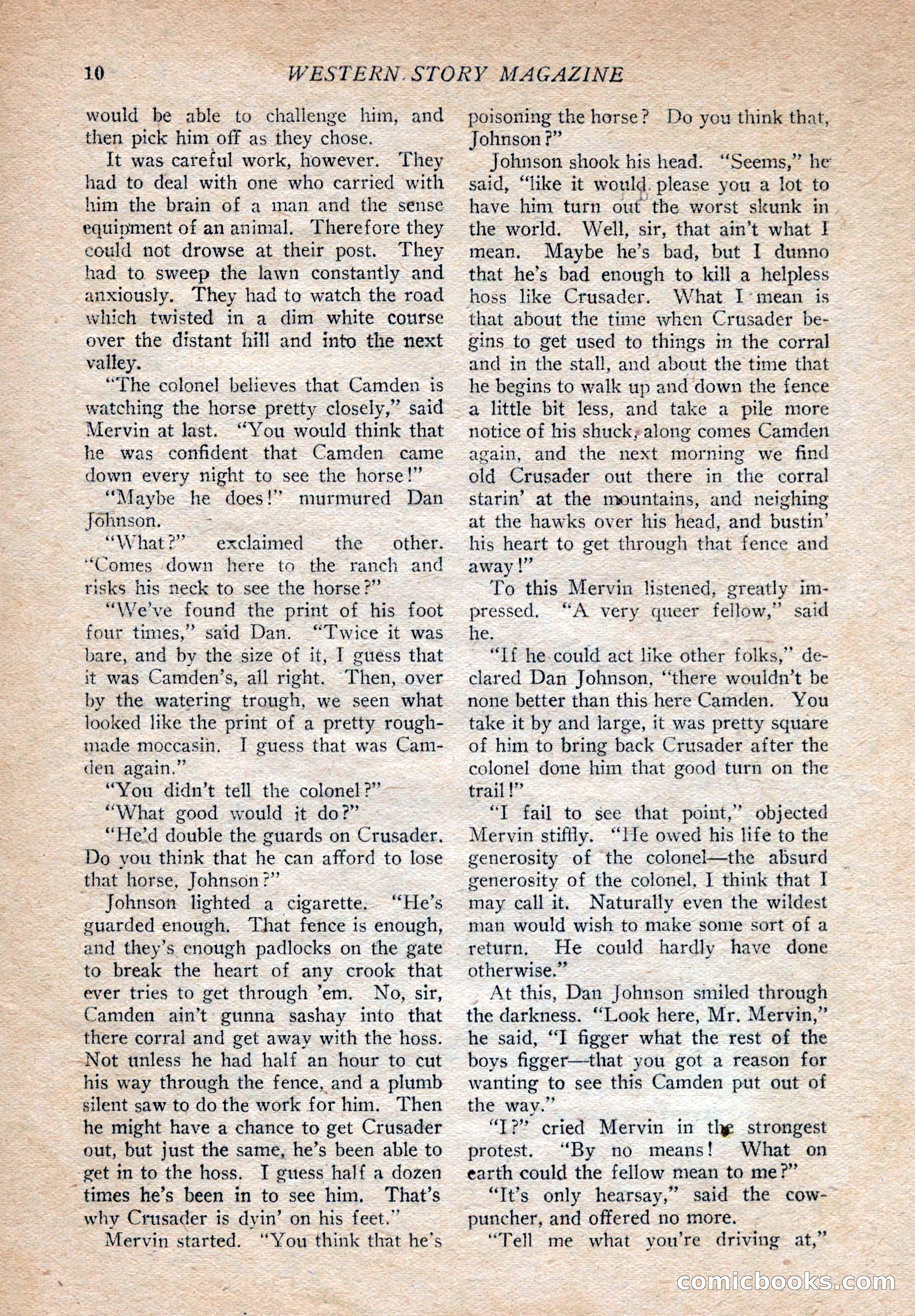 Western Story Magazine, August 9, 1924 — page 12 of 148