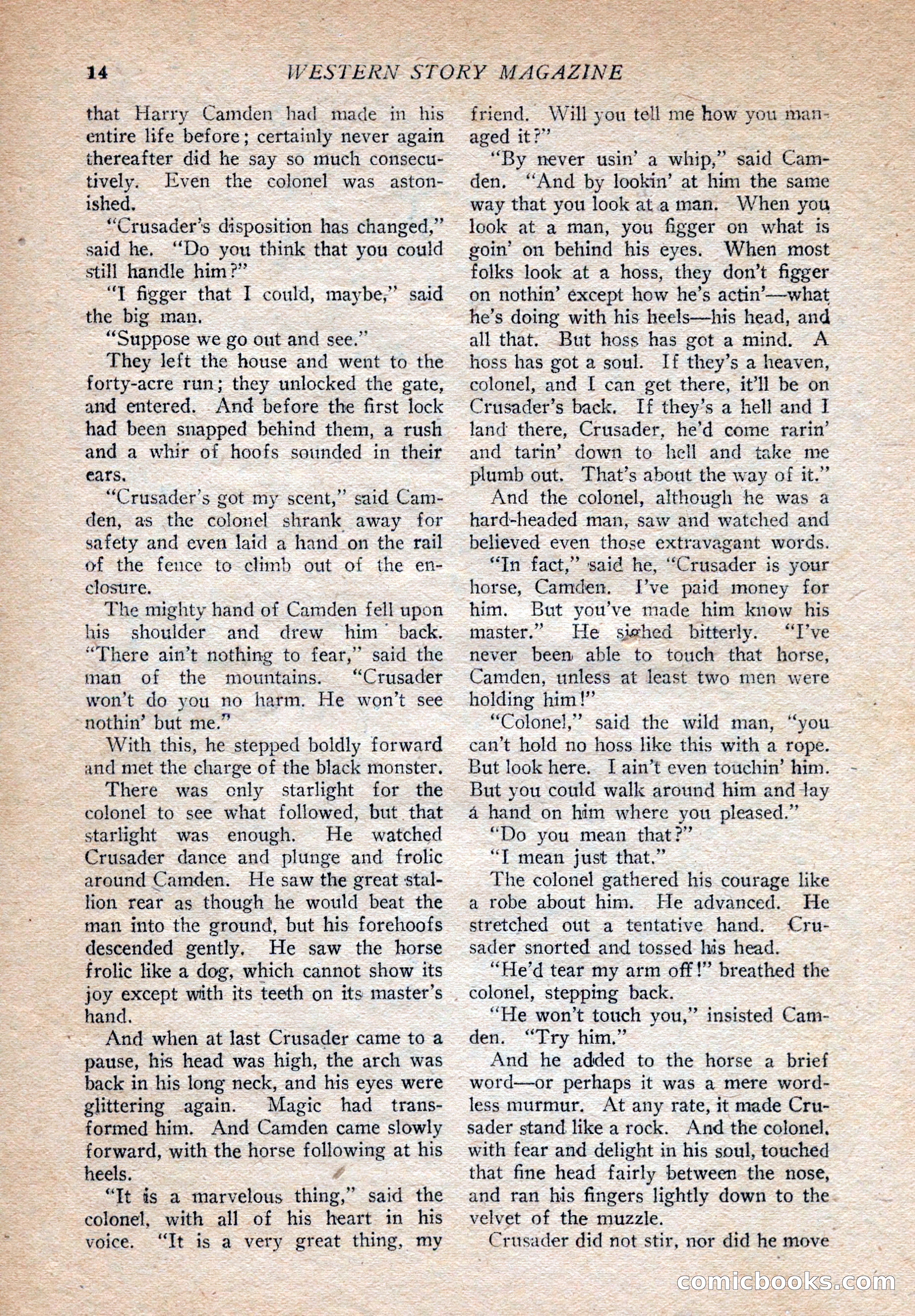 Western Story Magazine, August 9, 1924 — page 16 of 148