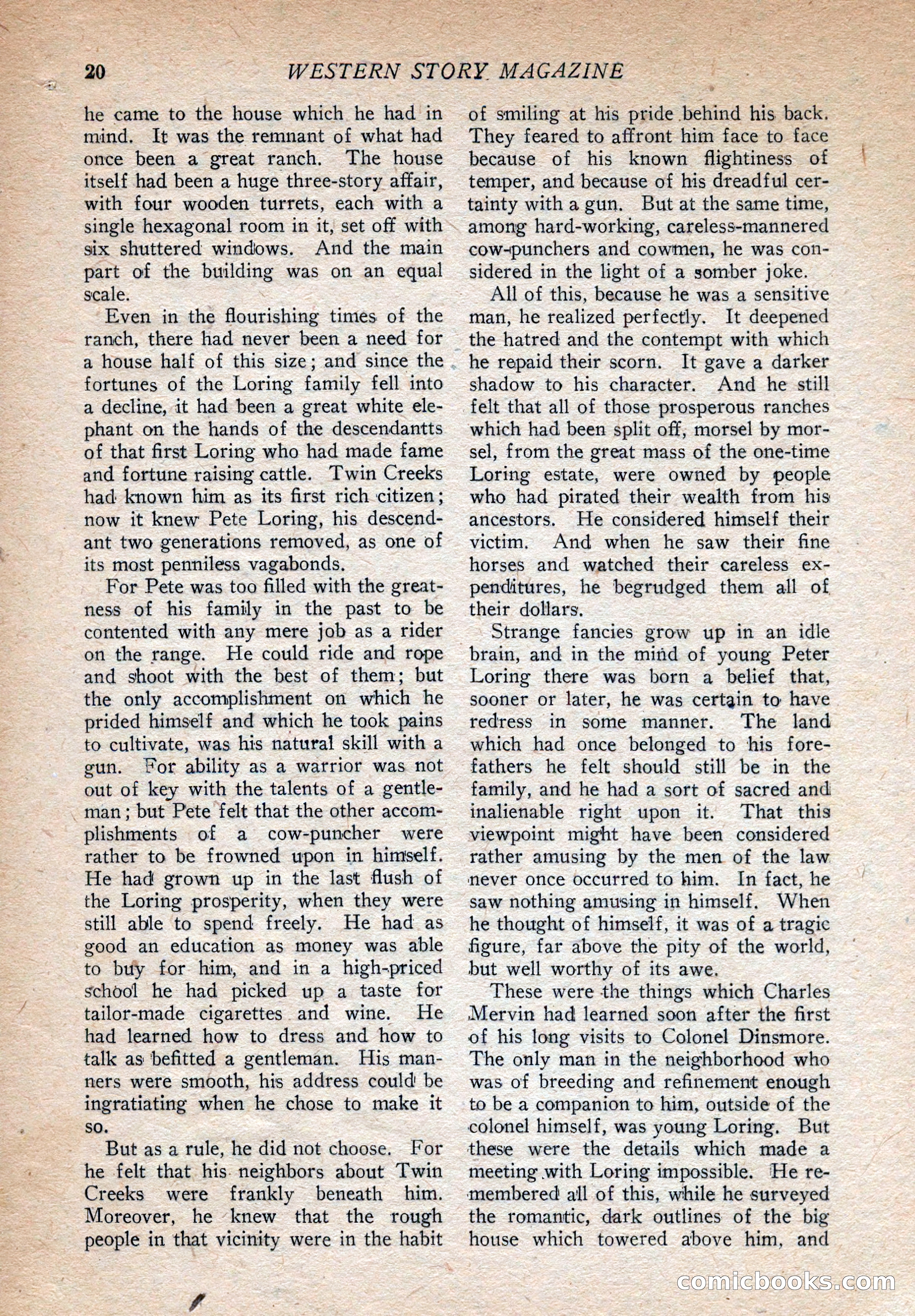 Western Story Magazine, August 9, 1924 — page 22 of 148