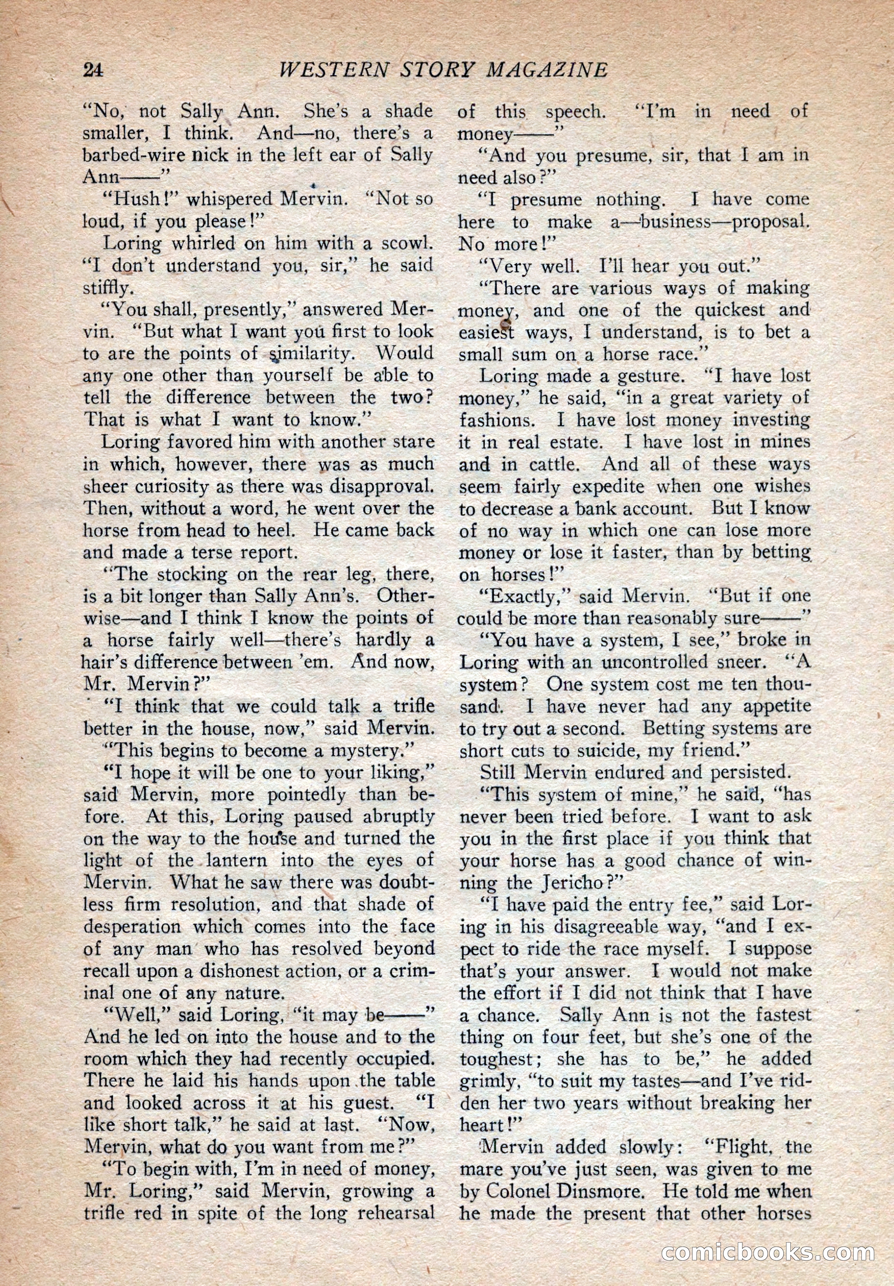 Western Story Magazine, August 9, 1924 — page 26 of 148