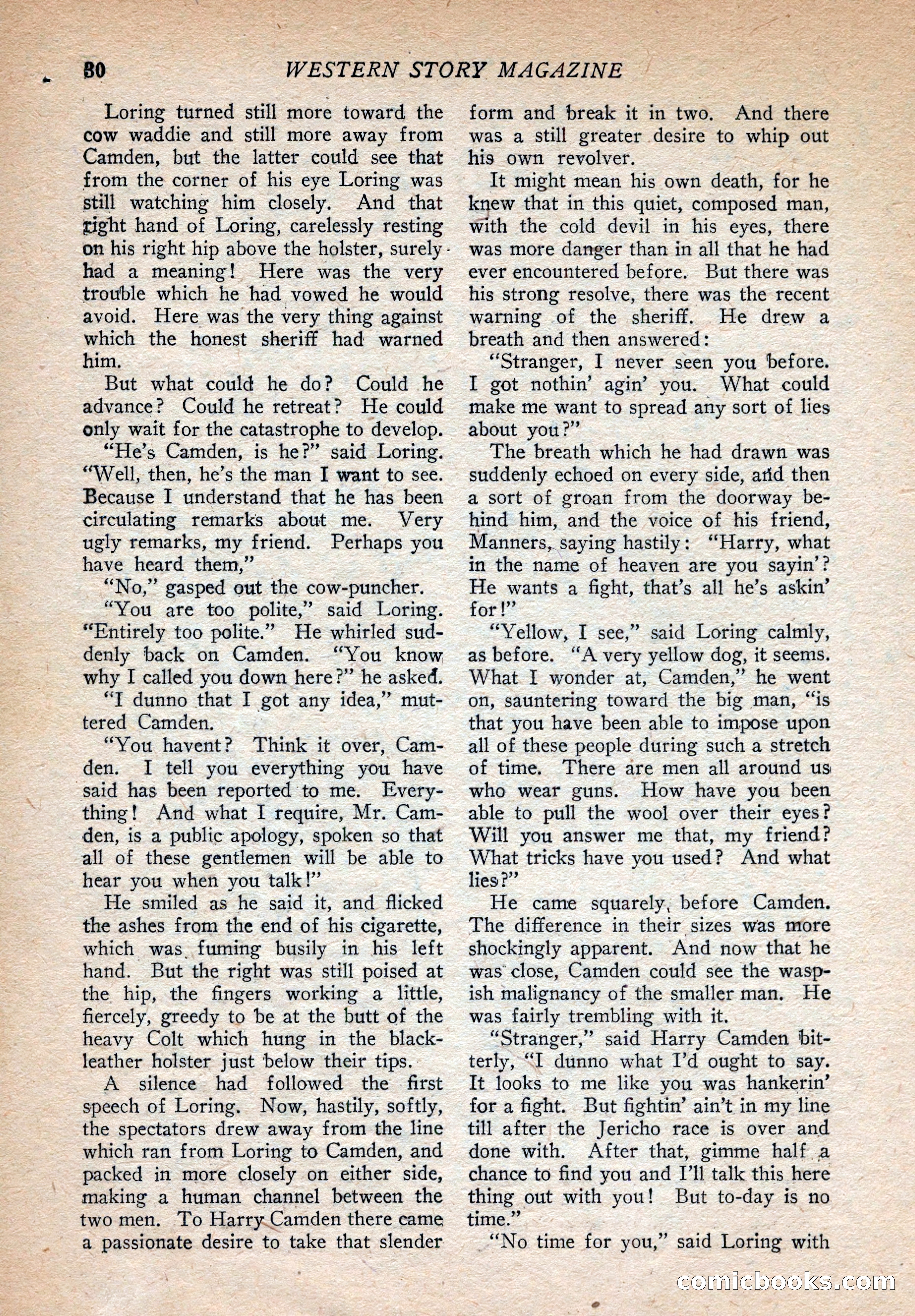 Western Story Magazine, August 9, 1924 — page 32 of 148