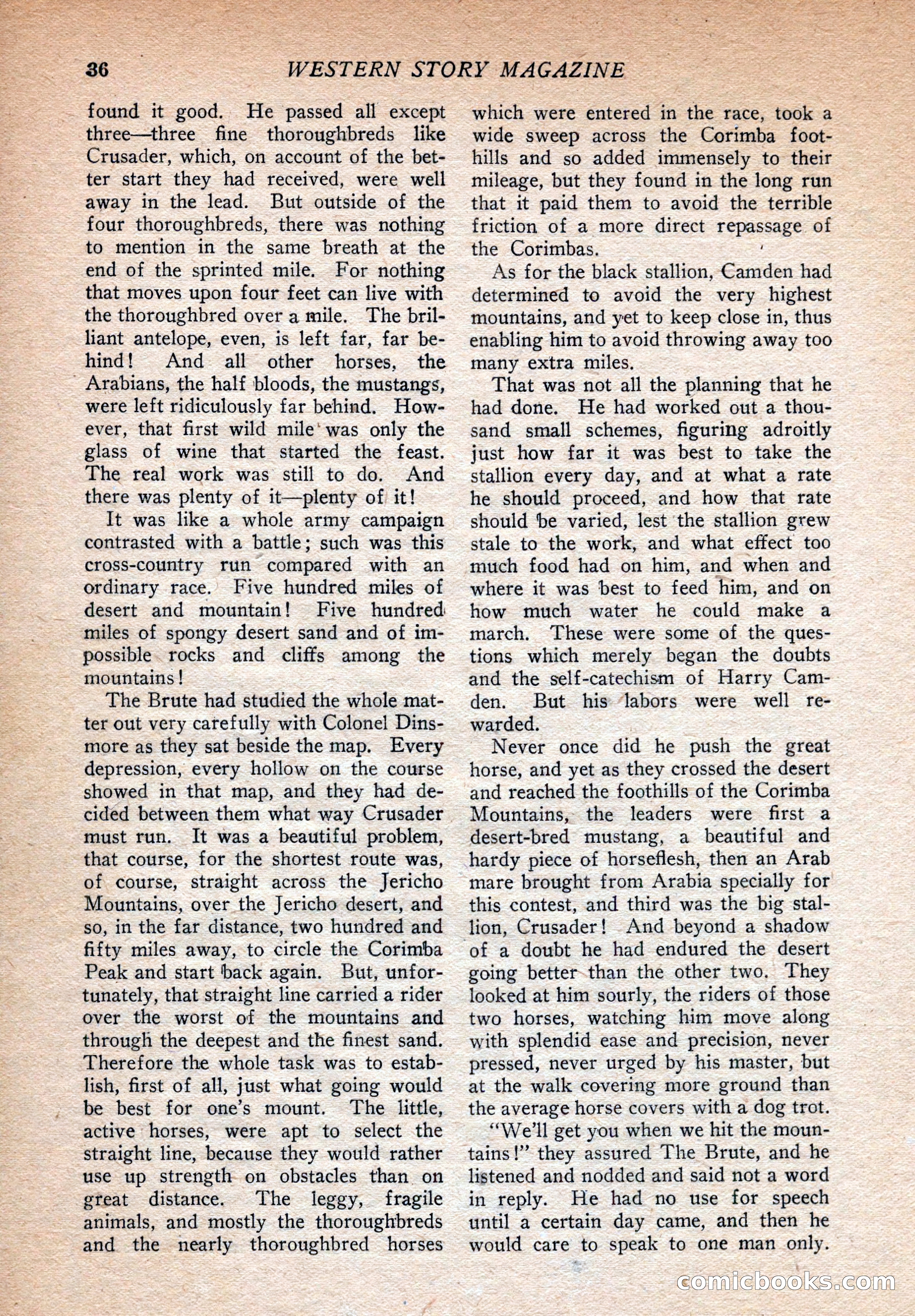 Western Story Magazine, August 9, 1924 — page 38 of 148
