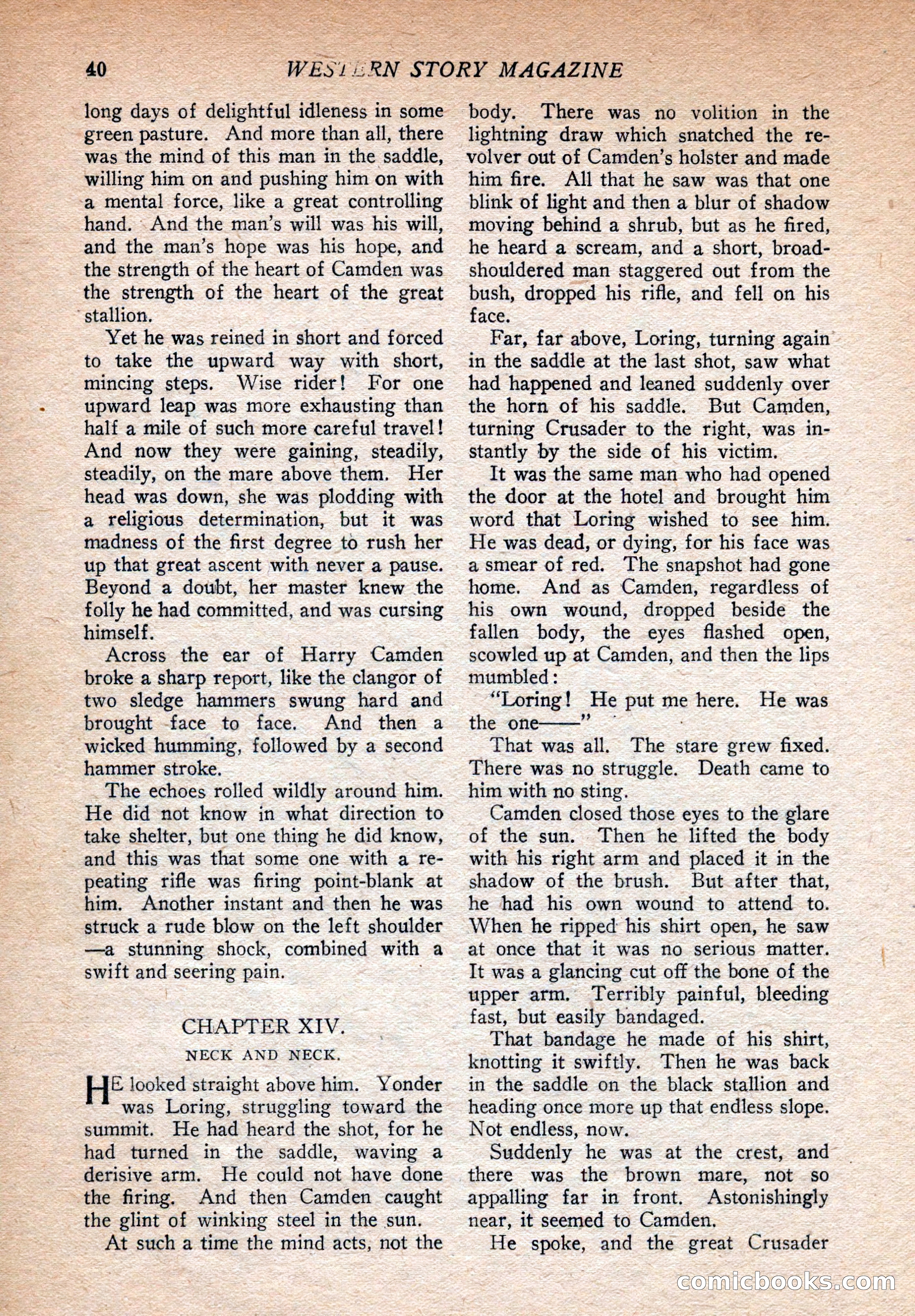 Western Story Magazine, August 9, 1924 — page 42 of 148