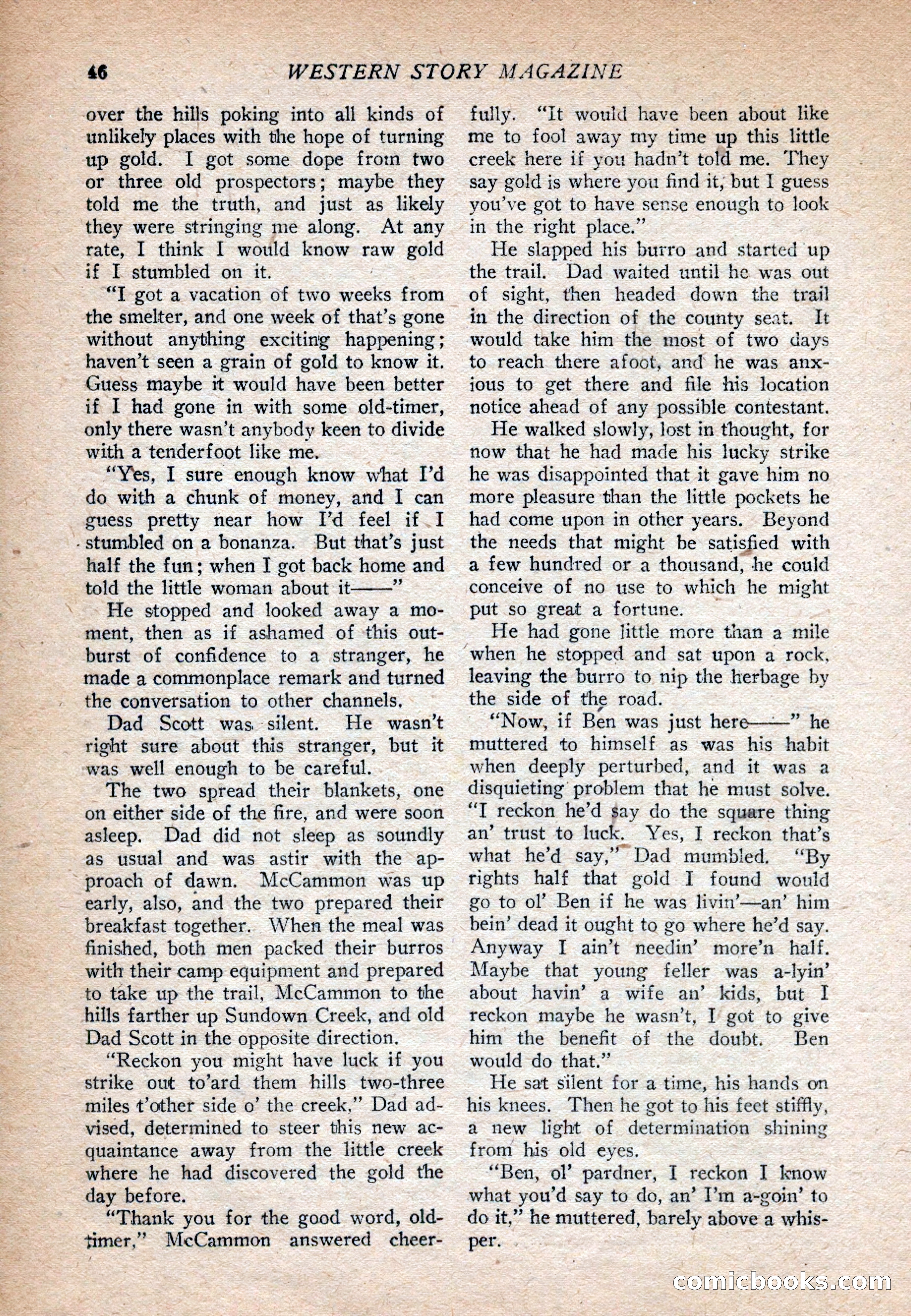 Western Story Magazine, August 9, 1924 — page 48 of 148
