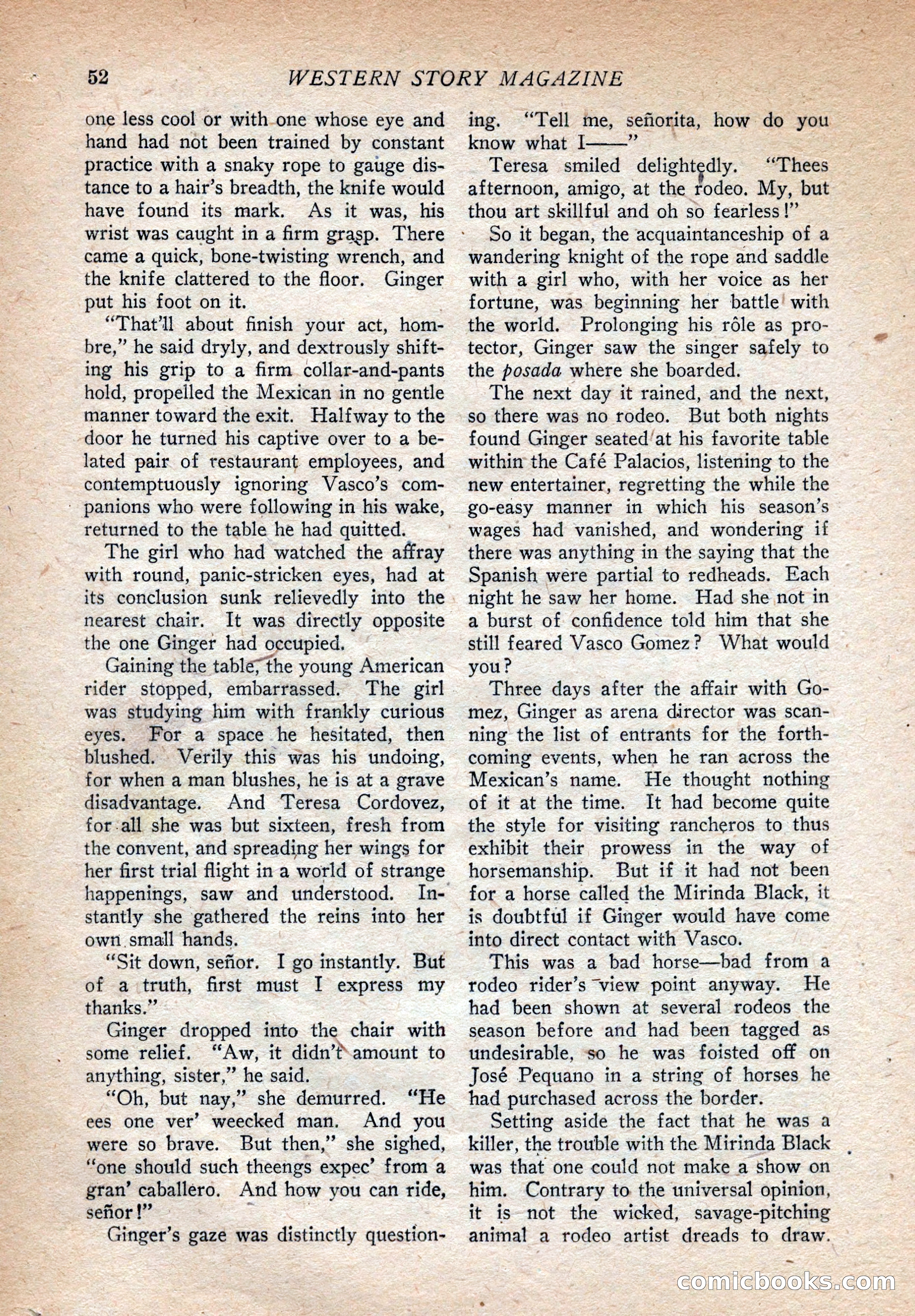 Western Story Magazine, August 9, 1924 — page 54 of 148