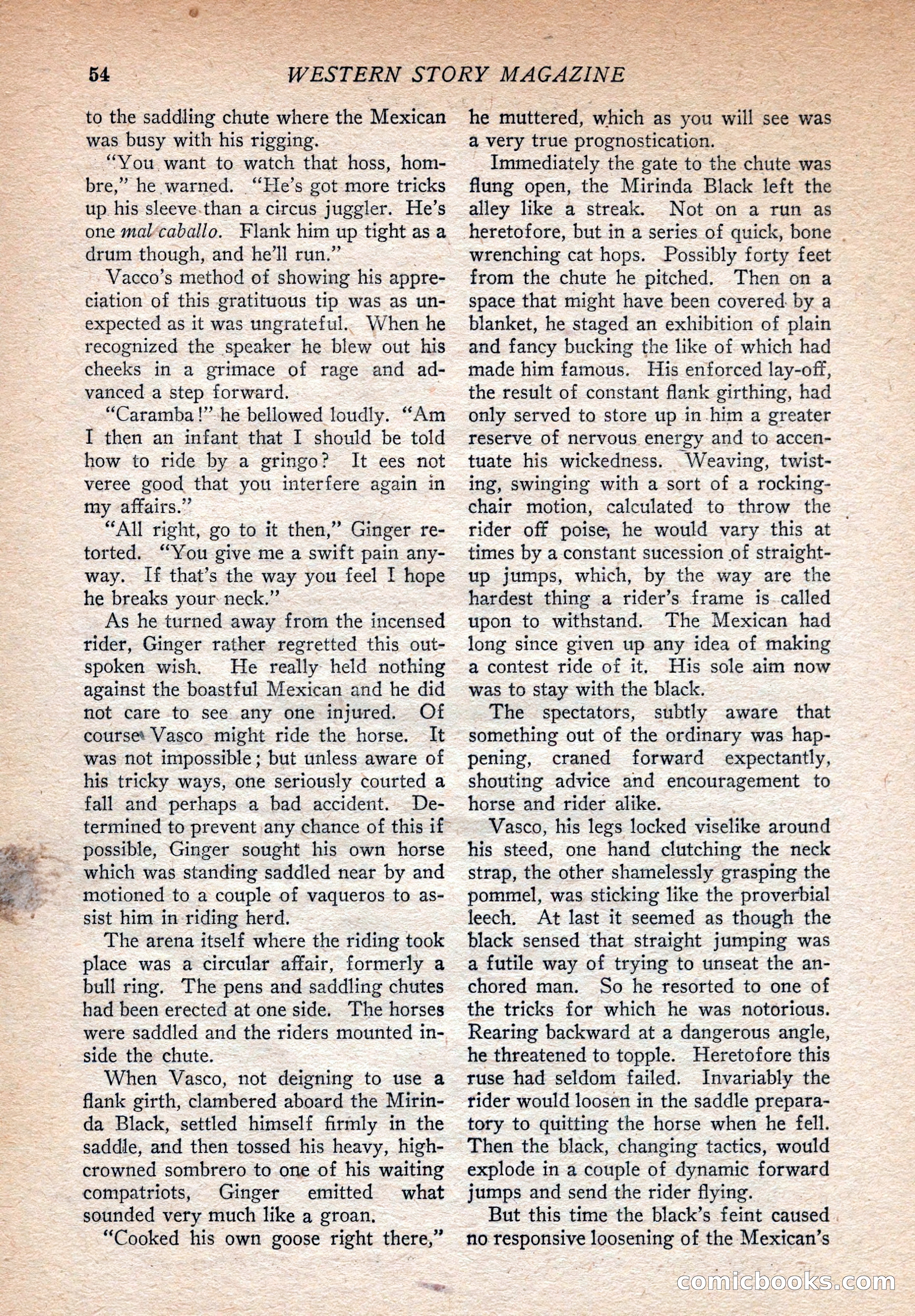 Western Story Magazine, August 9, 1924 — page 56 of 148