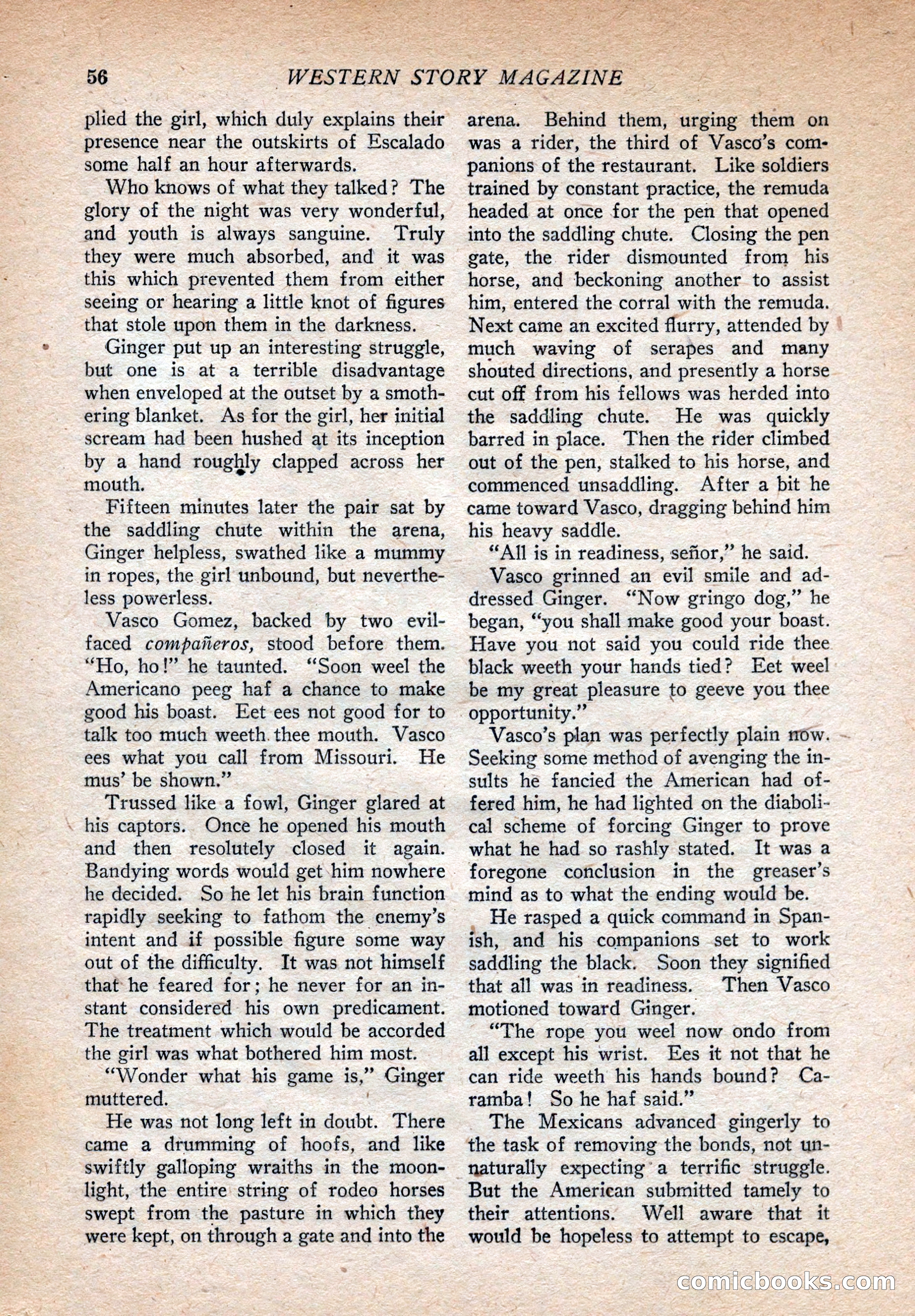 Western Story Magazine, August 9, 1924 — page 58 of 148
