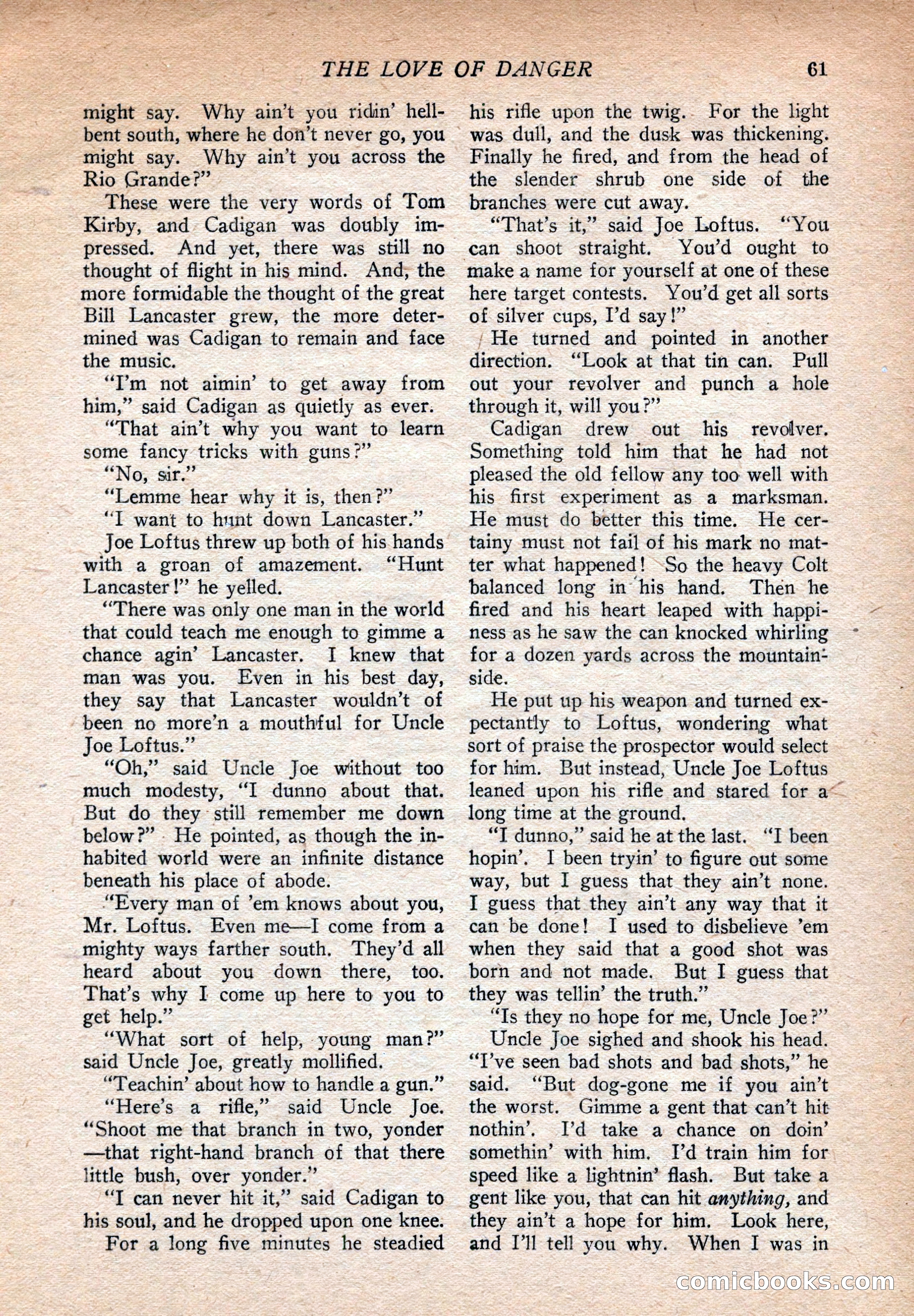 Western Story Magazine, August 9, 1924 — page 63 of 148