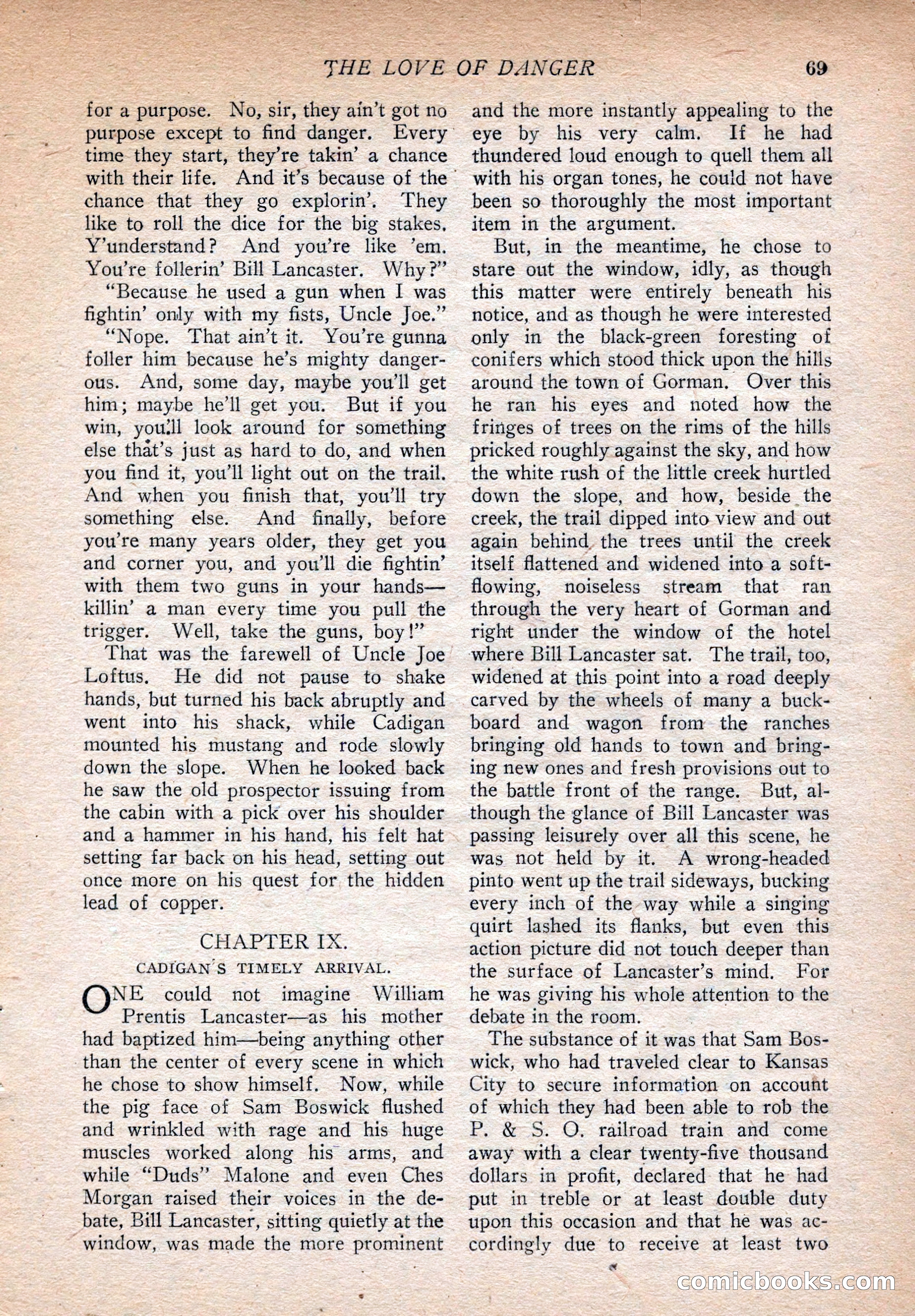 Western Story Magazine, August 9, 1924 — page 71 of 148