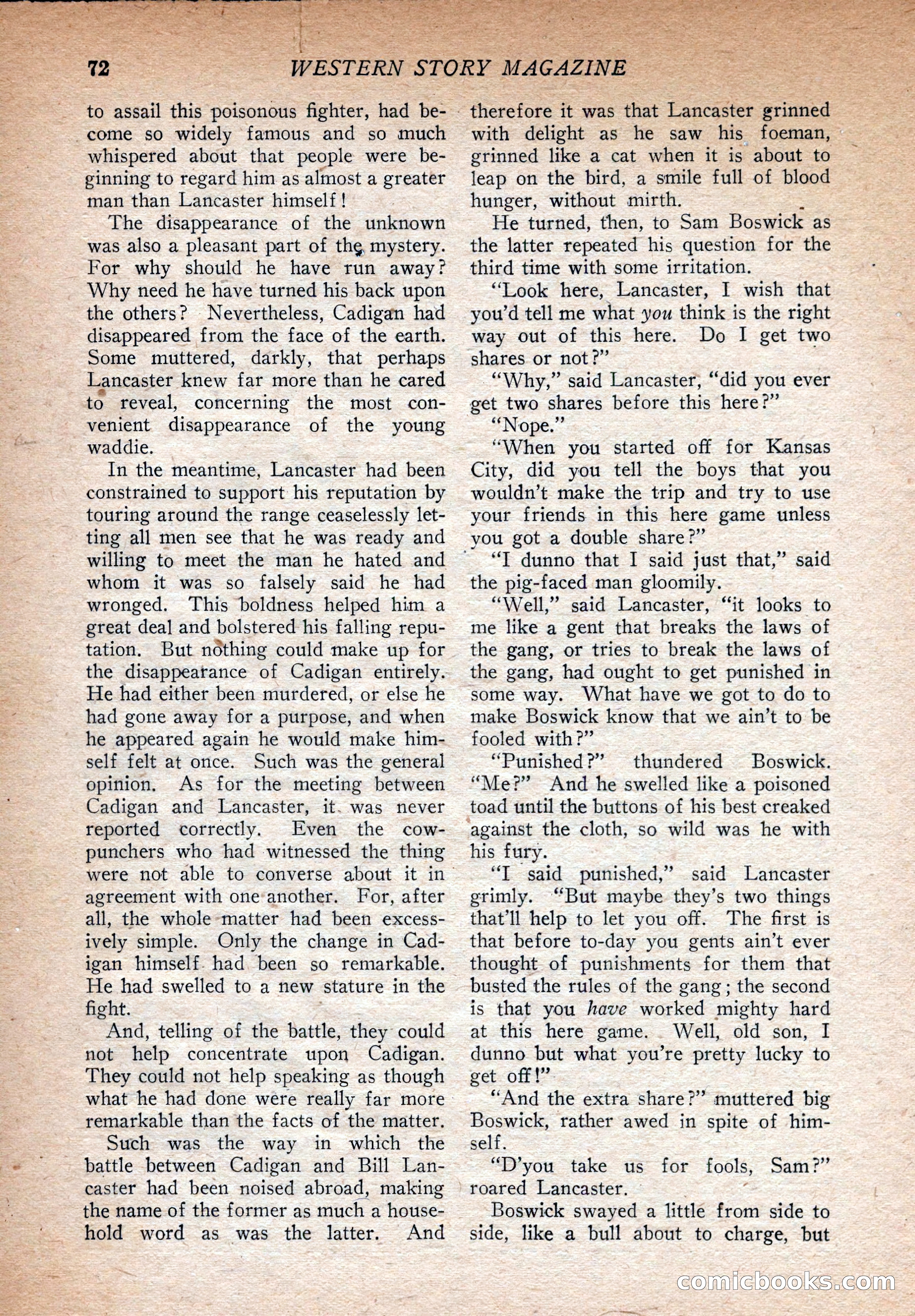 Western Story Magazine, August 9, 1924 — page 74 of 148