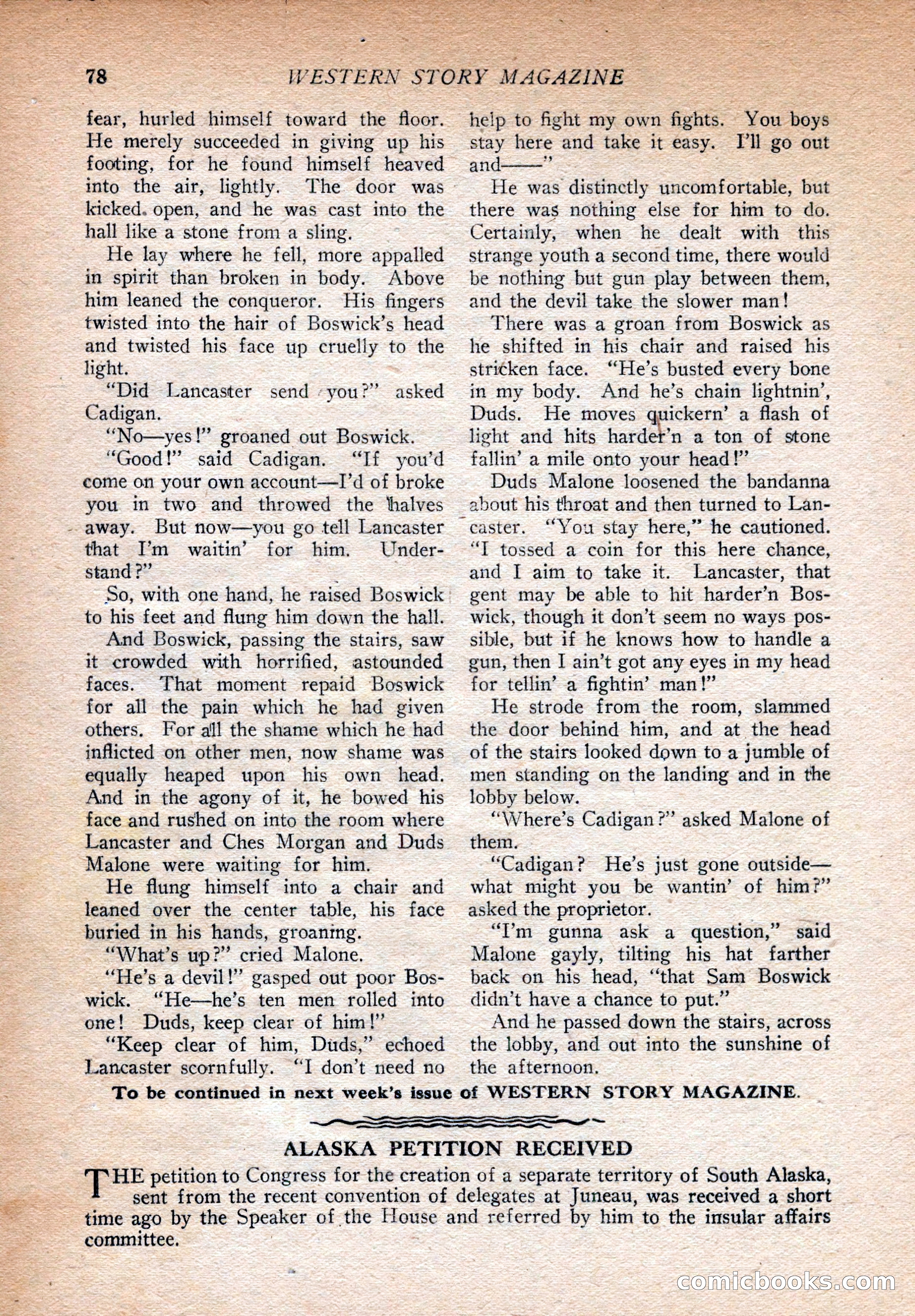 Western Story Magazine, August 9, 1924 — page 80 of 148