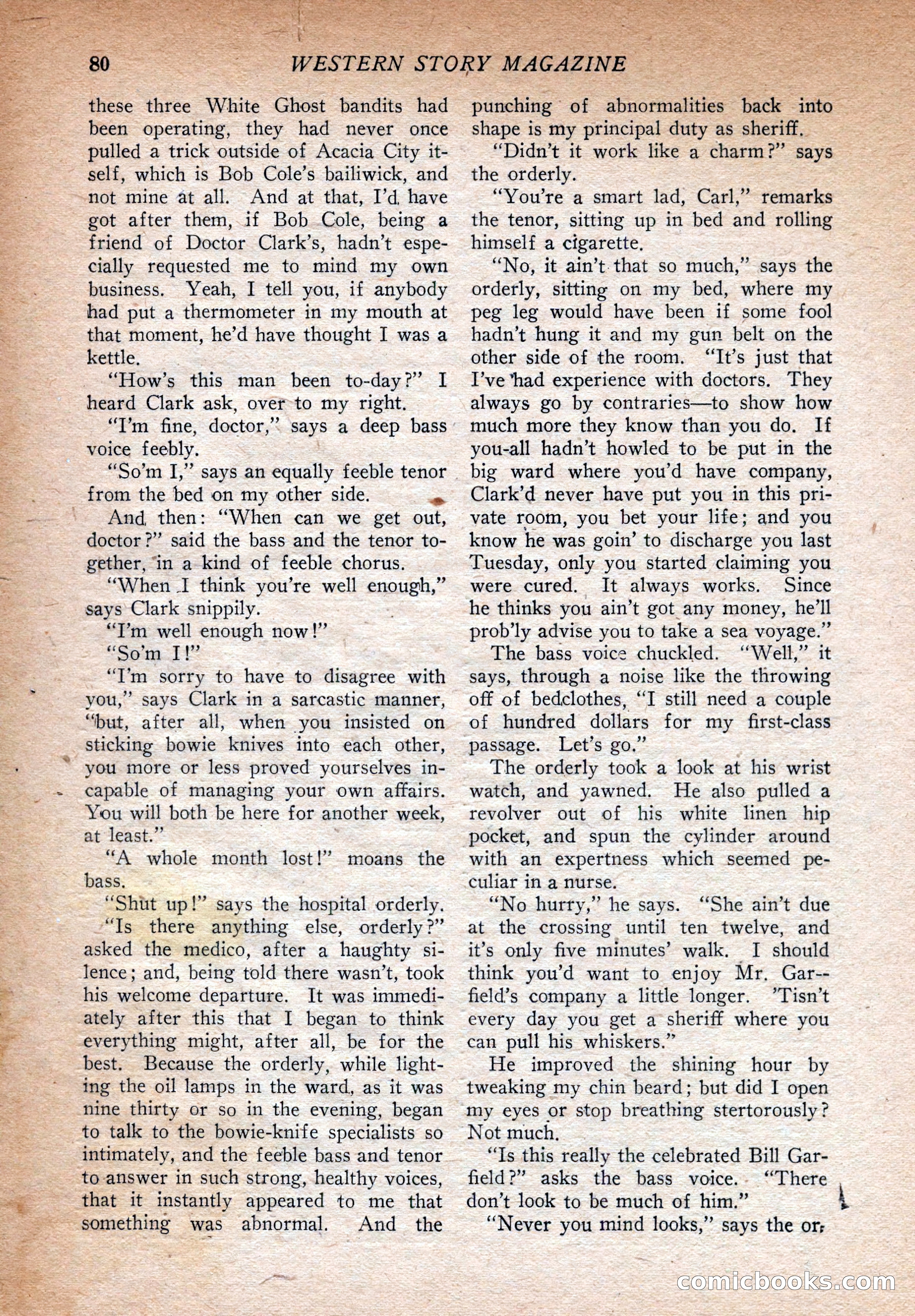 Western Story Magazine, August 9, 1924 — page 82 of 148