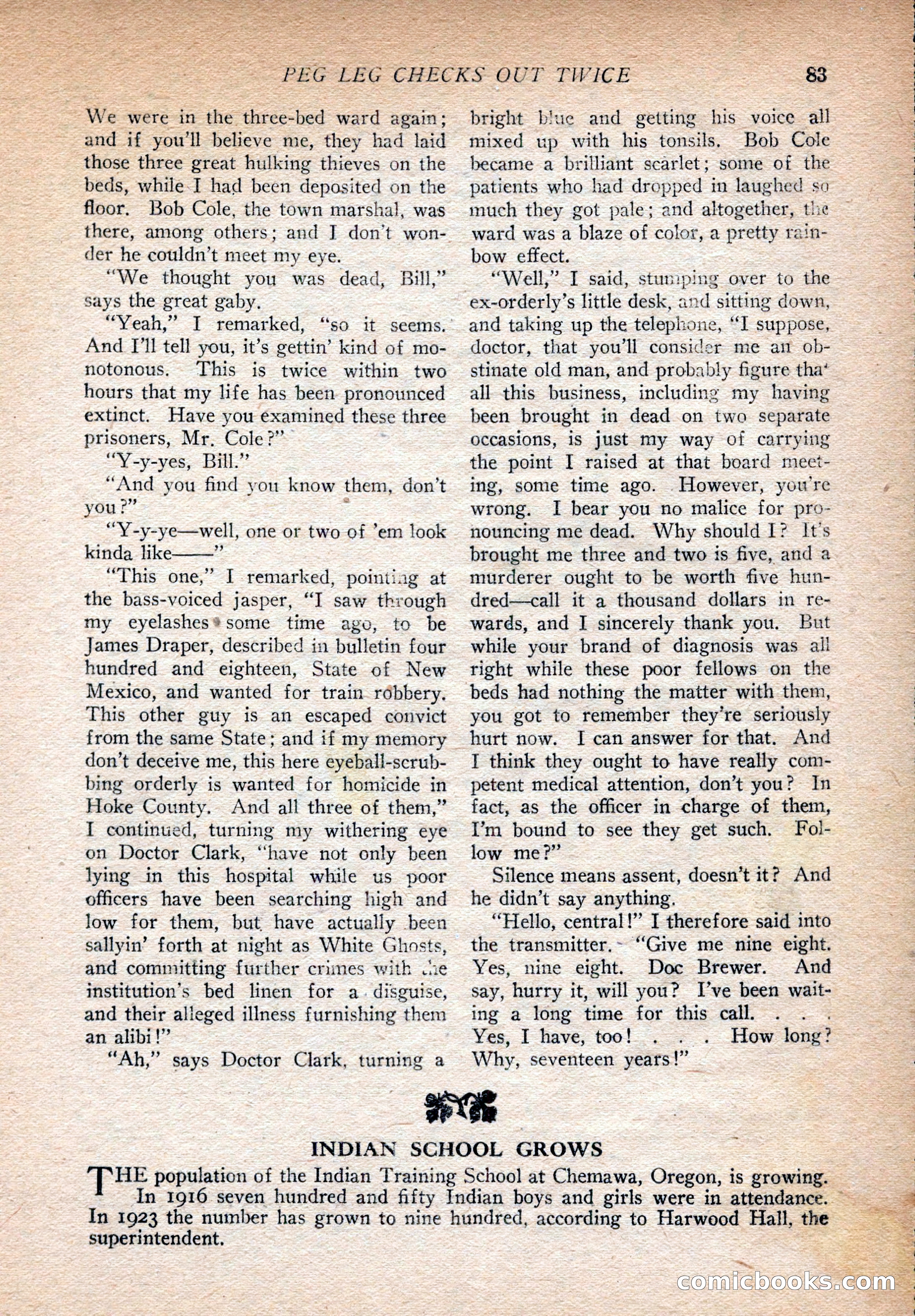 Western Story Magazine, August 9, 1924 — page 85 of 148