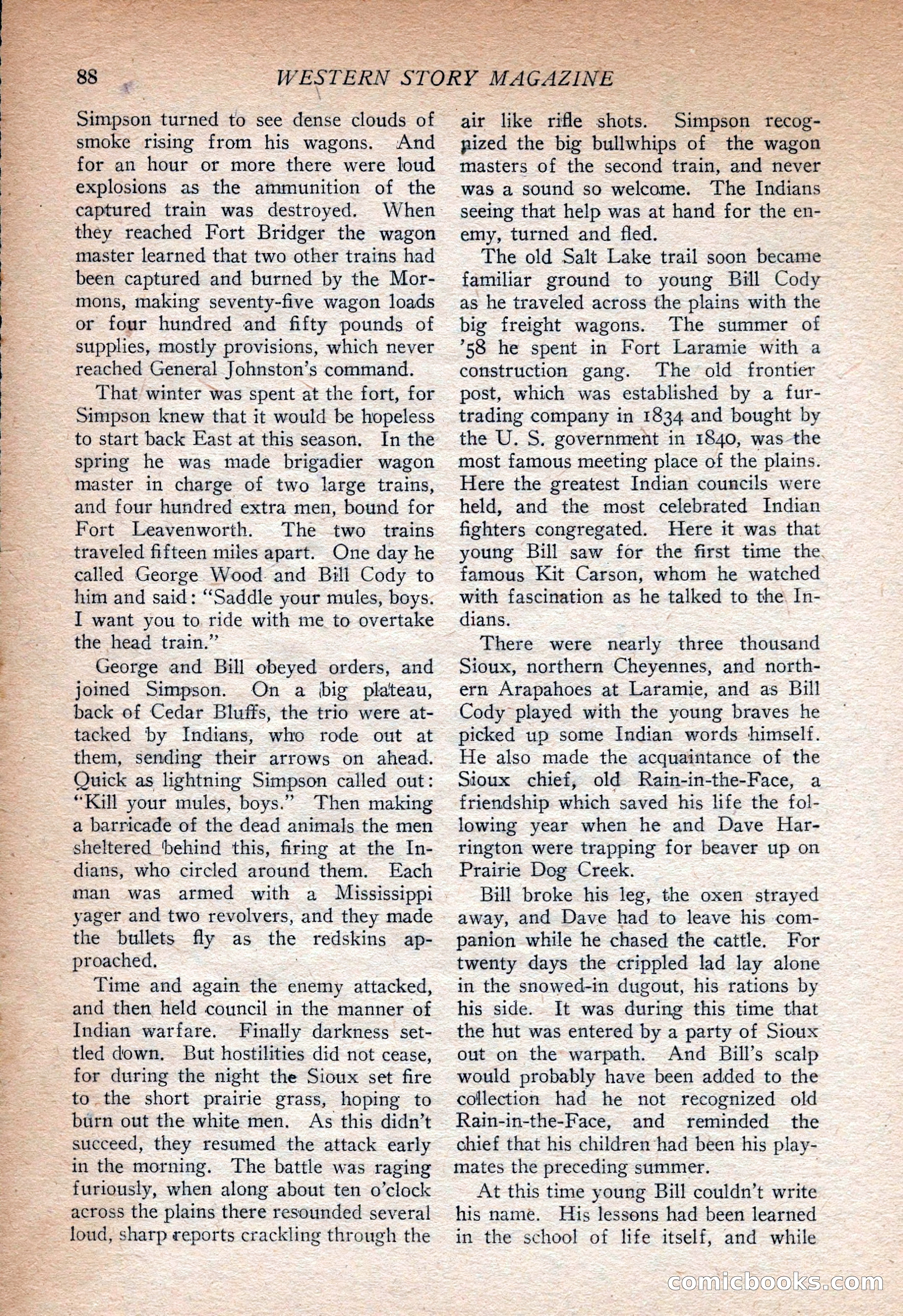 Western Story Magazine, August 9, 1924 — page 90 of 148