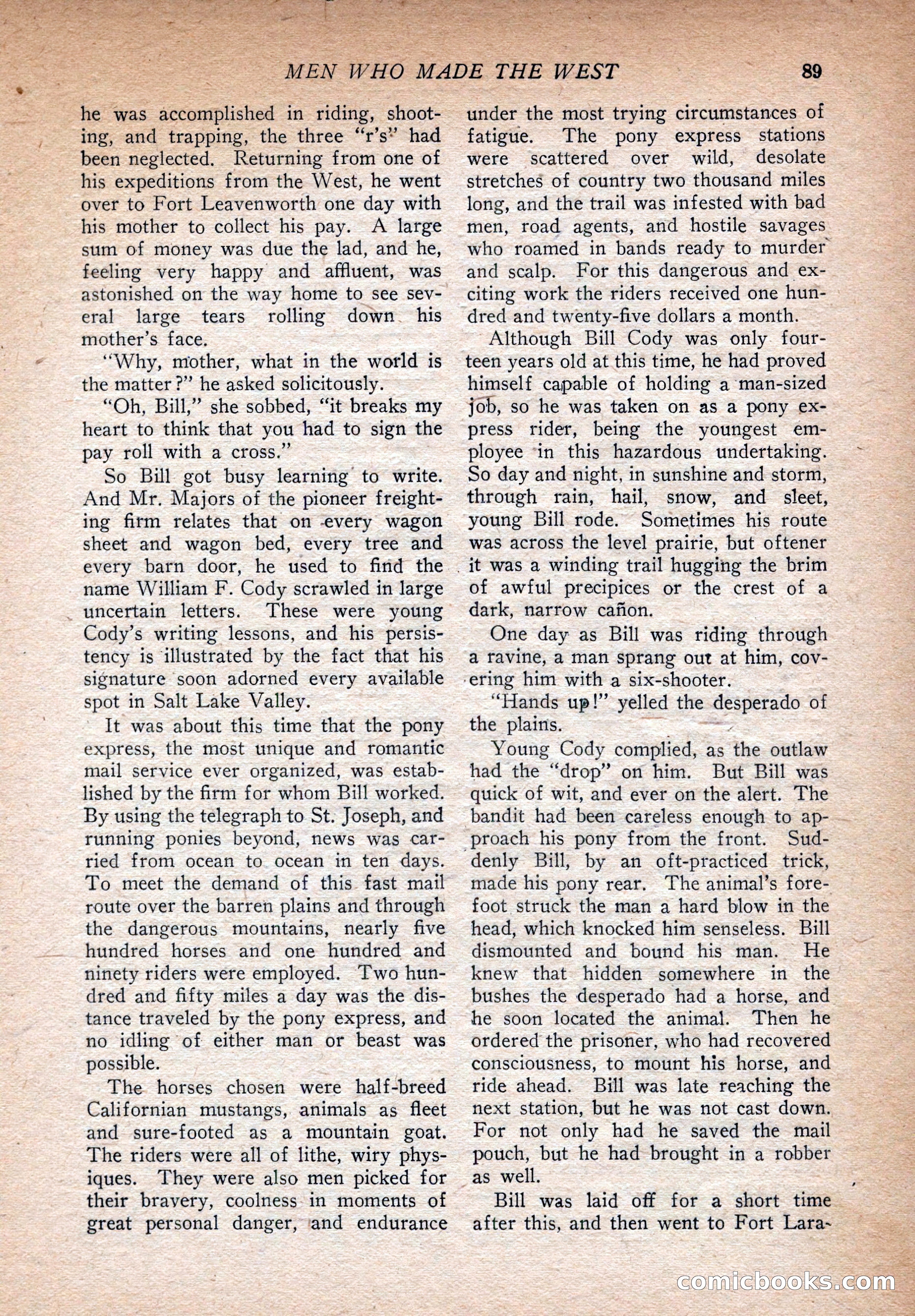 Western Story Magazine, August 9, 1924 — page 91 of 148