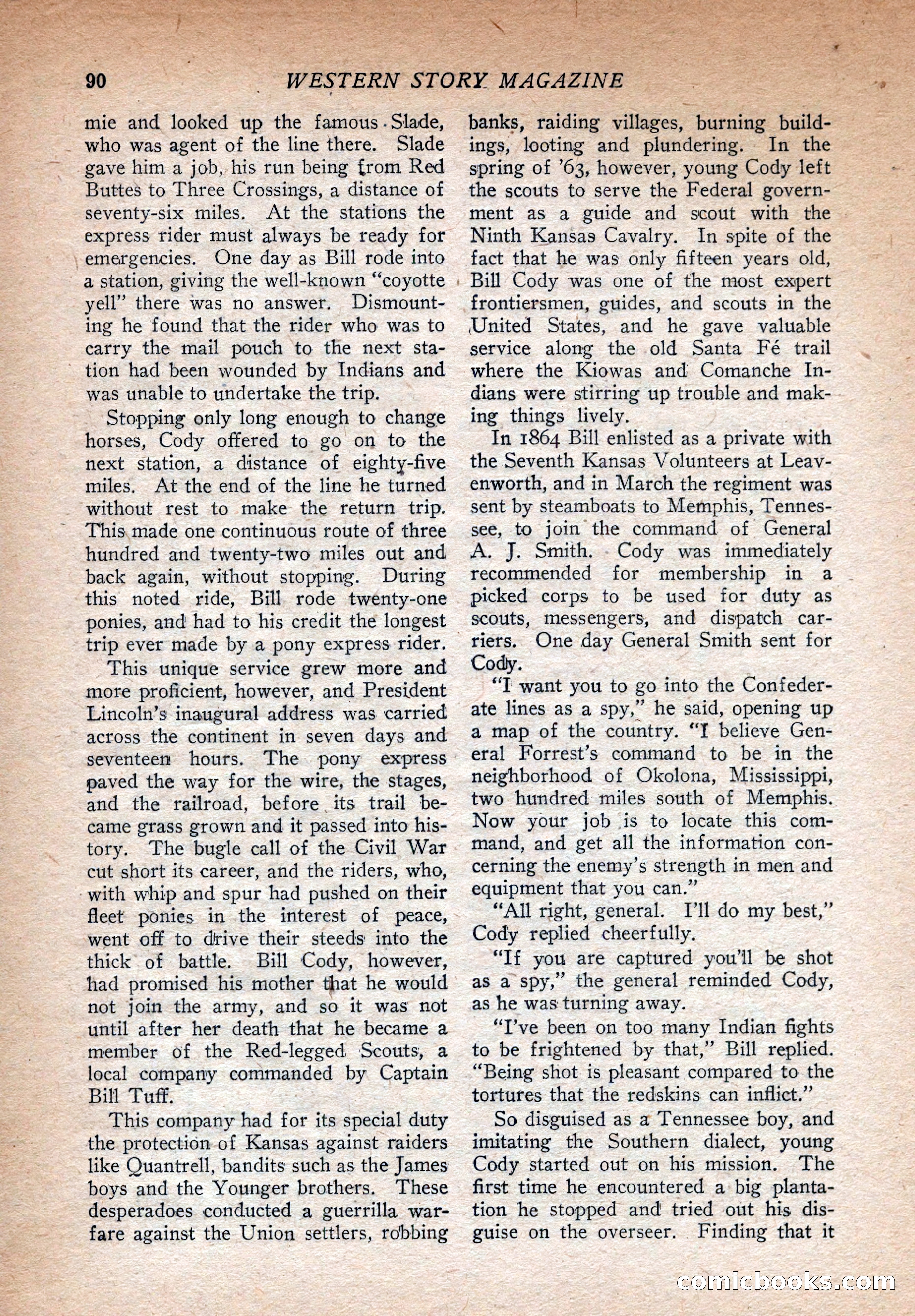 Western Story Magazine, August 9, 1924 — page 92 of 148