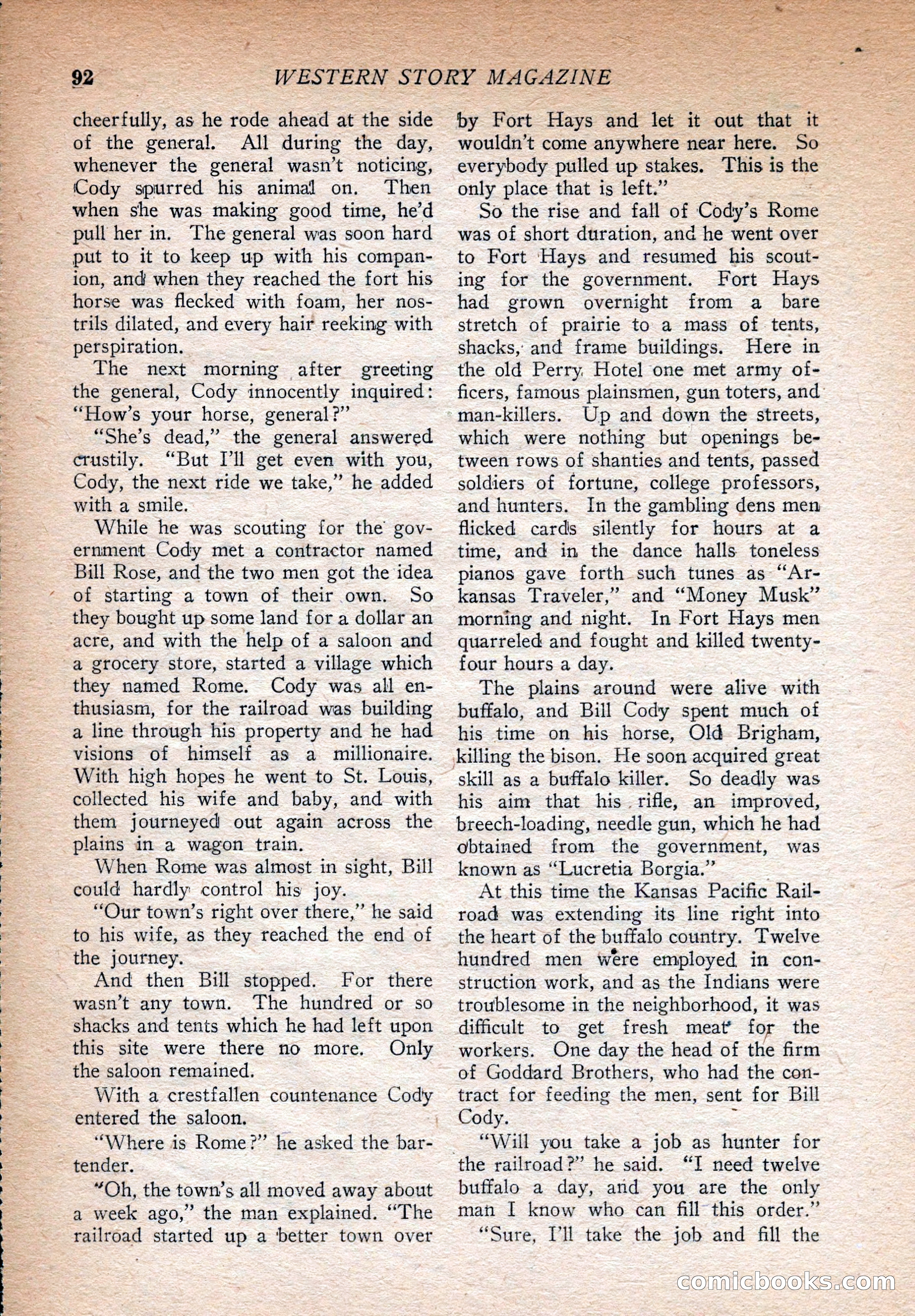 Western Story Magazine, August 9, 1924 — page 94 of 148
