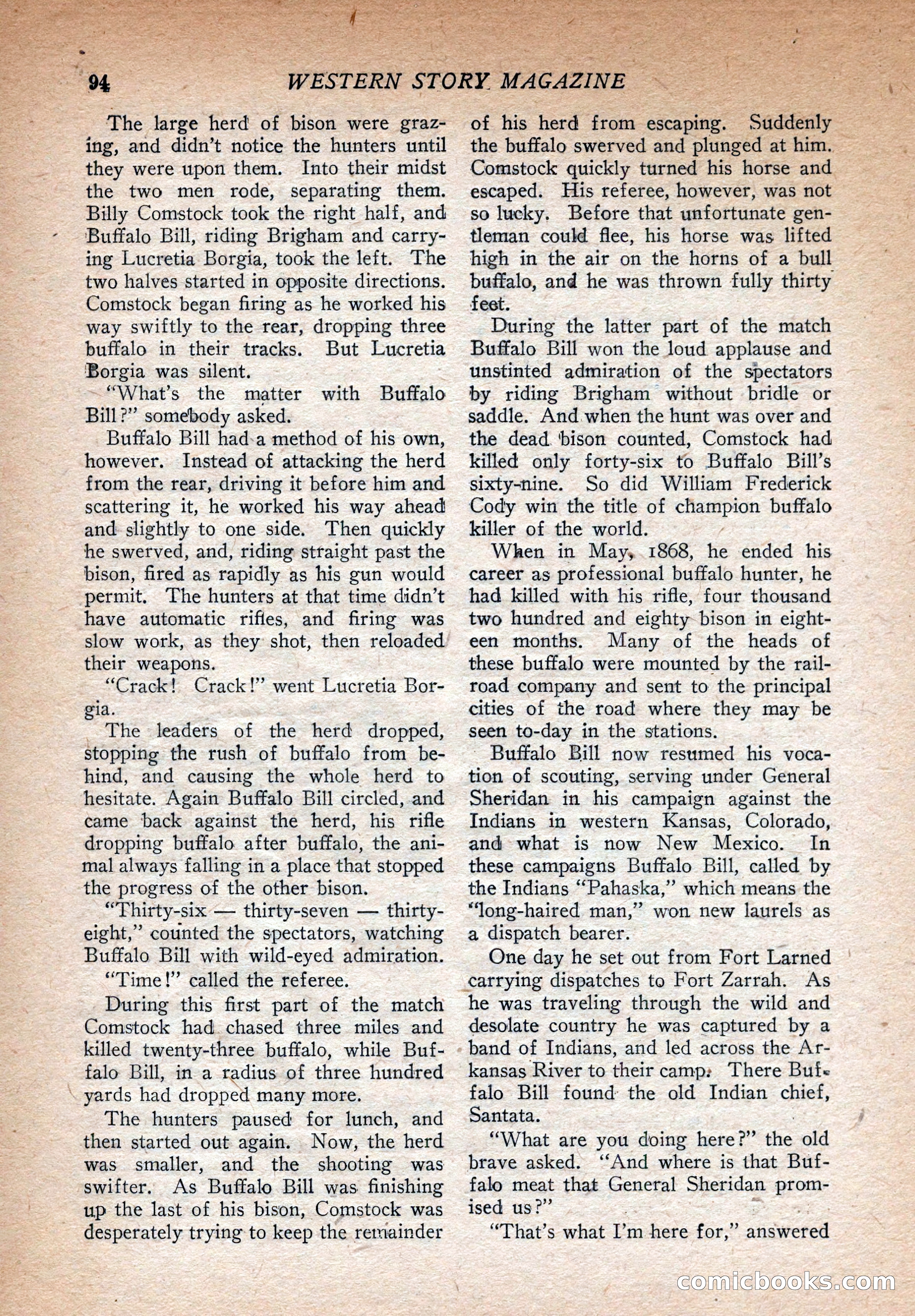 Western Story Magazine, August 9, 1924 — page 96 of 148