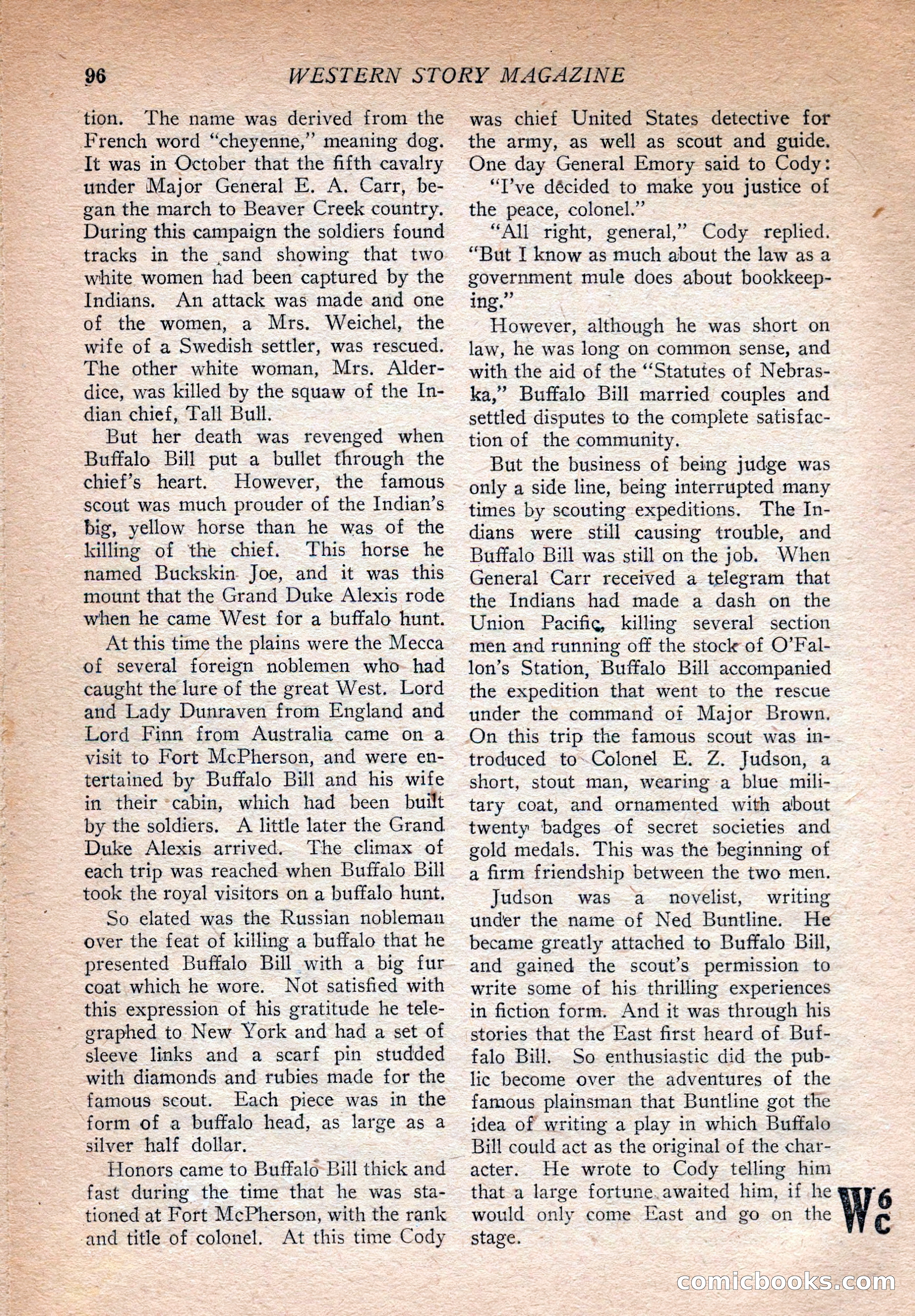 Western Story Magazine, August 9, 1924 — page 98 of 148