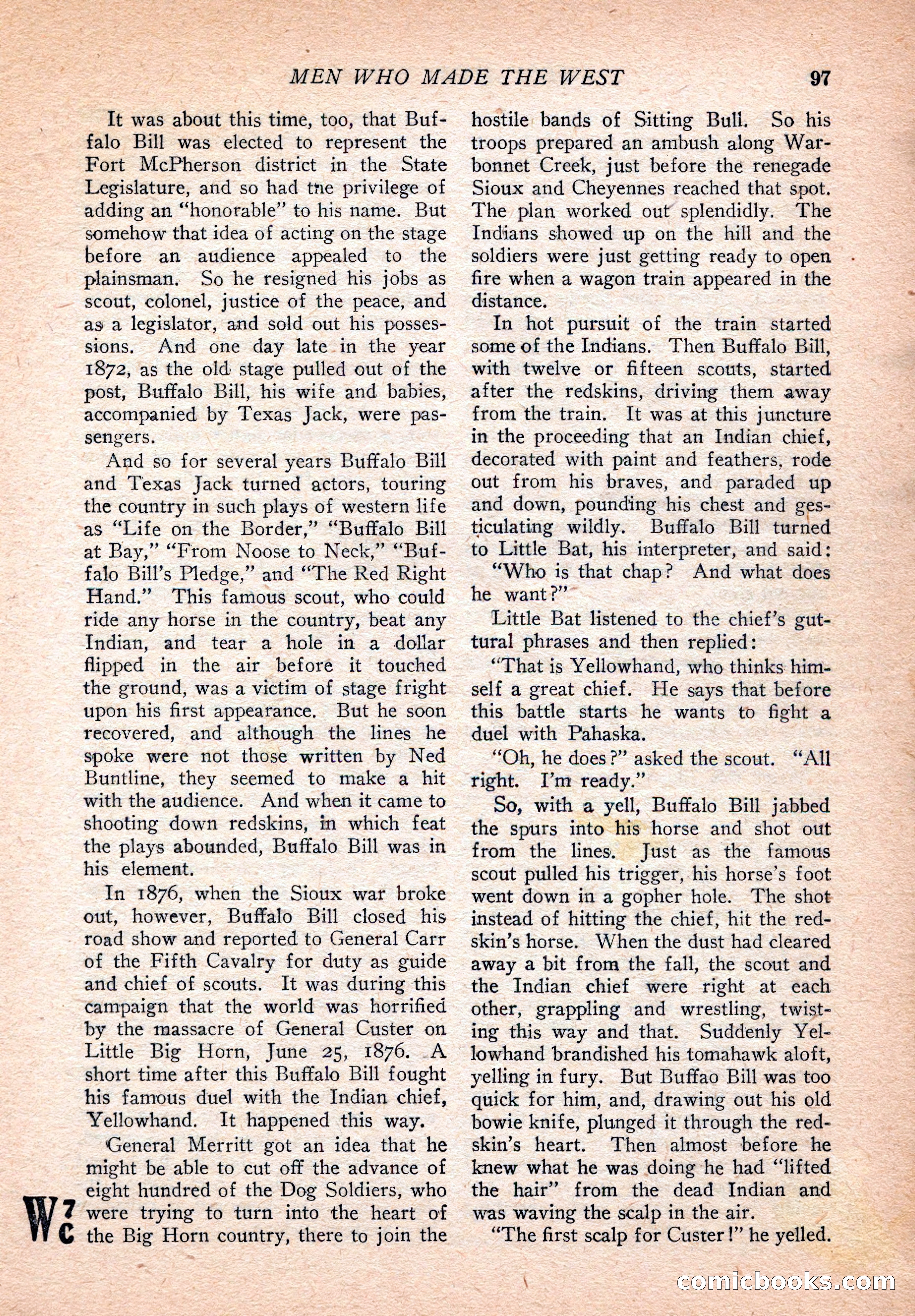 Western Story Magazine, August 9, 1924 — page 99 of 148