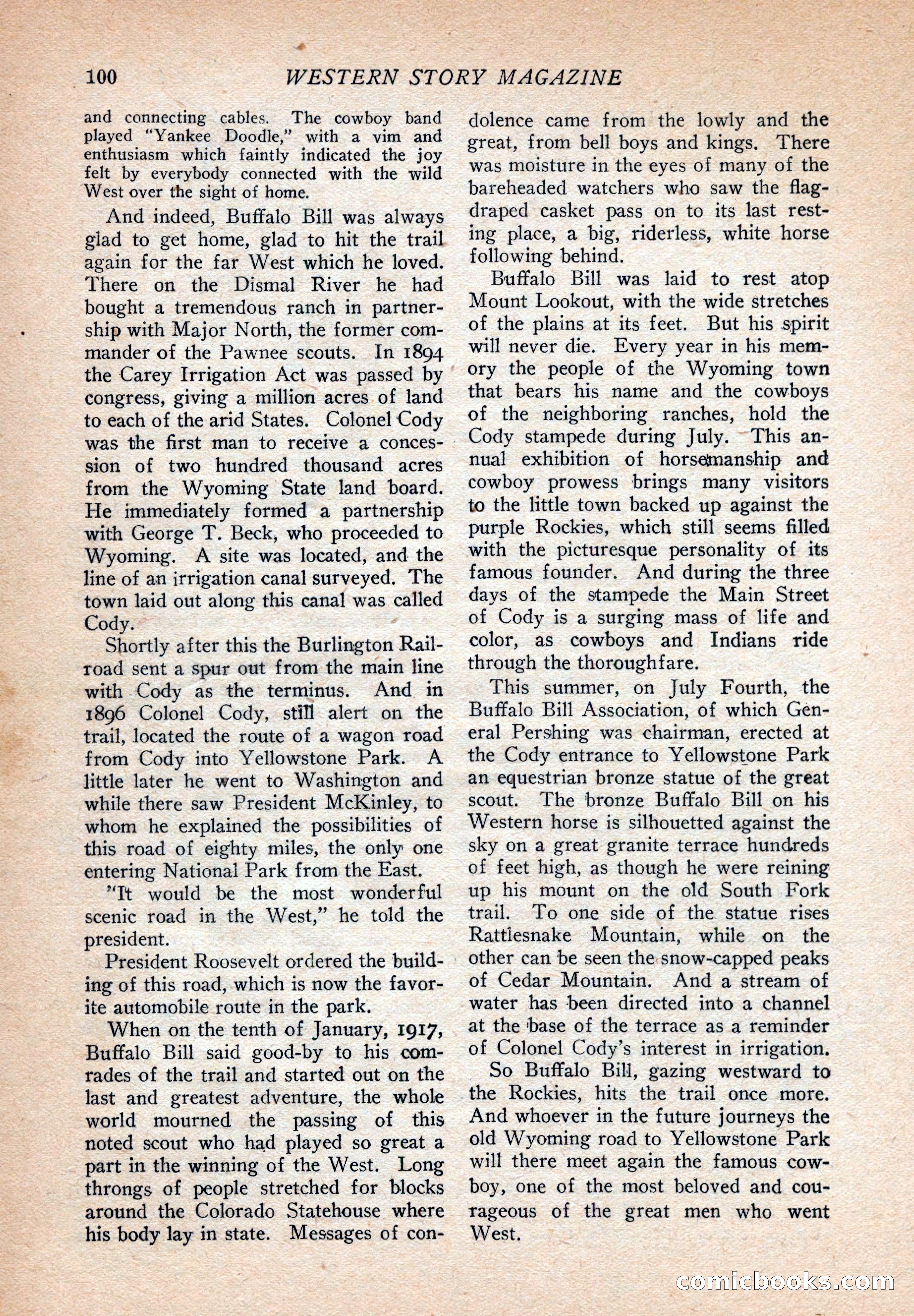 Western Story Magazine, August 9, 1924 — page 102 of 148