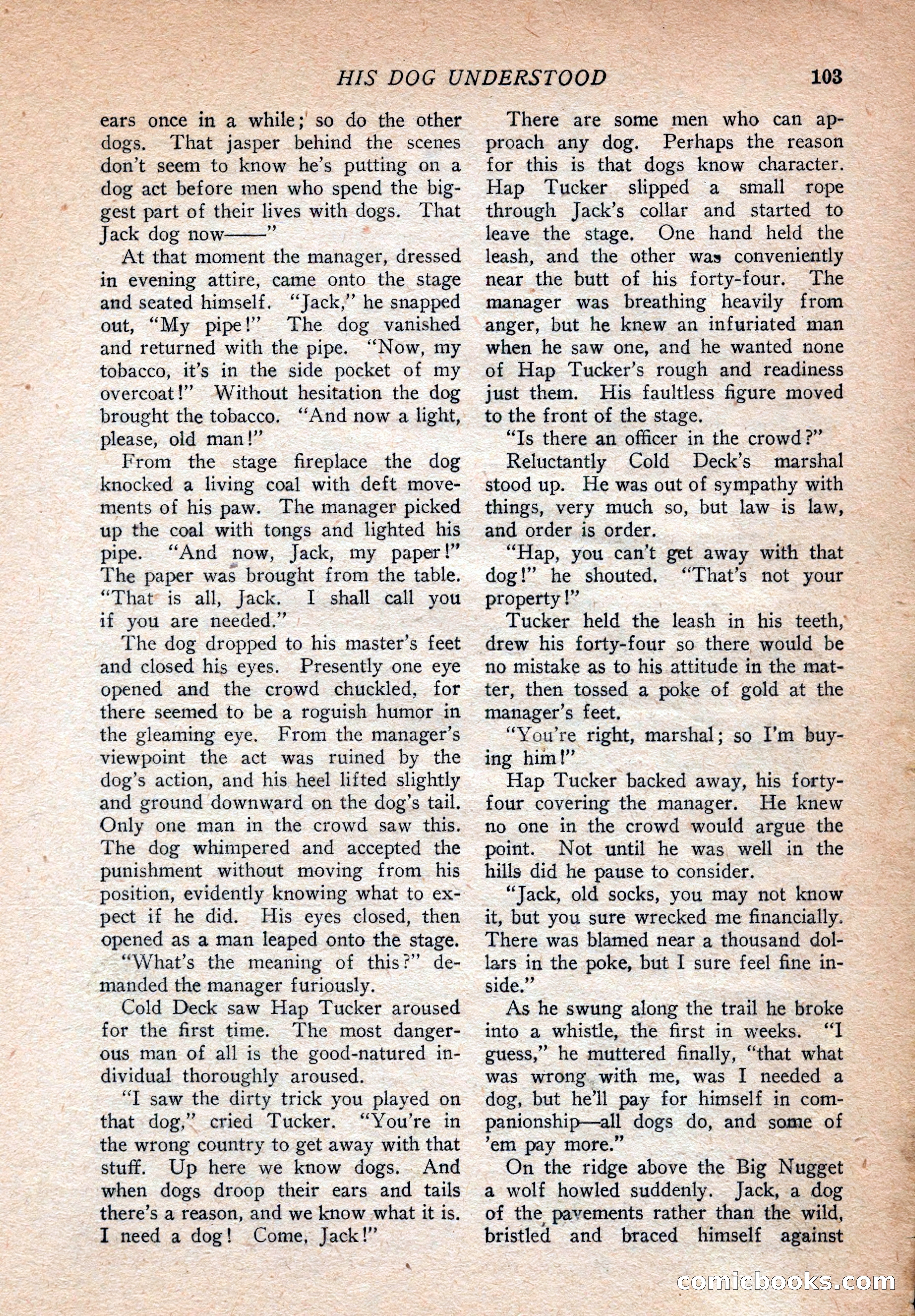Western Story Magazine, August 9, 1924 — page 105 of 148