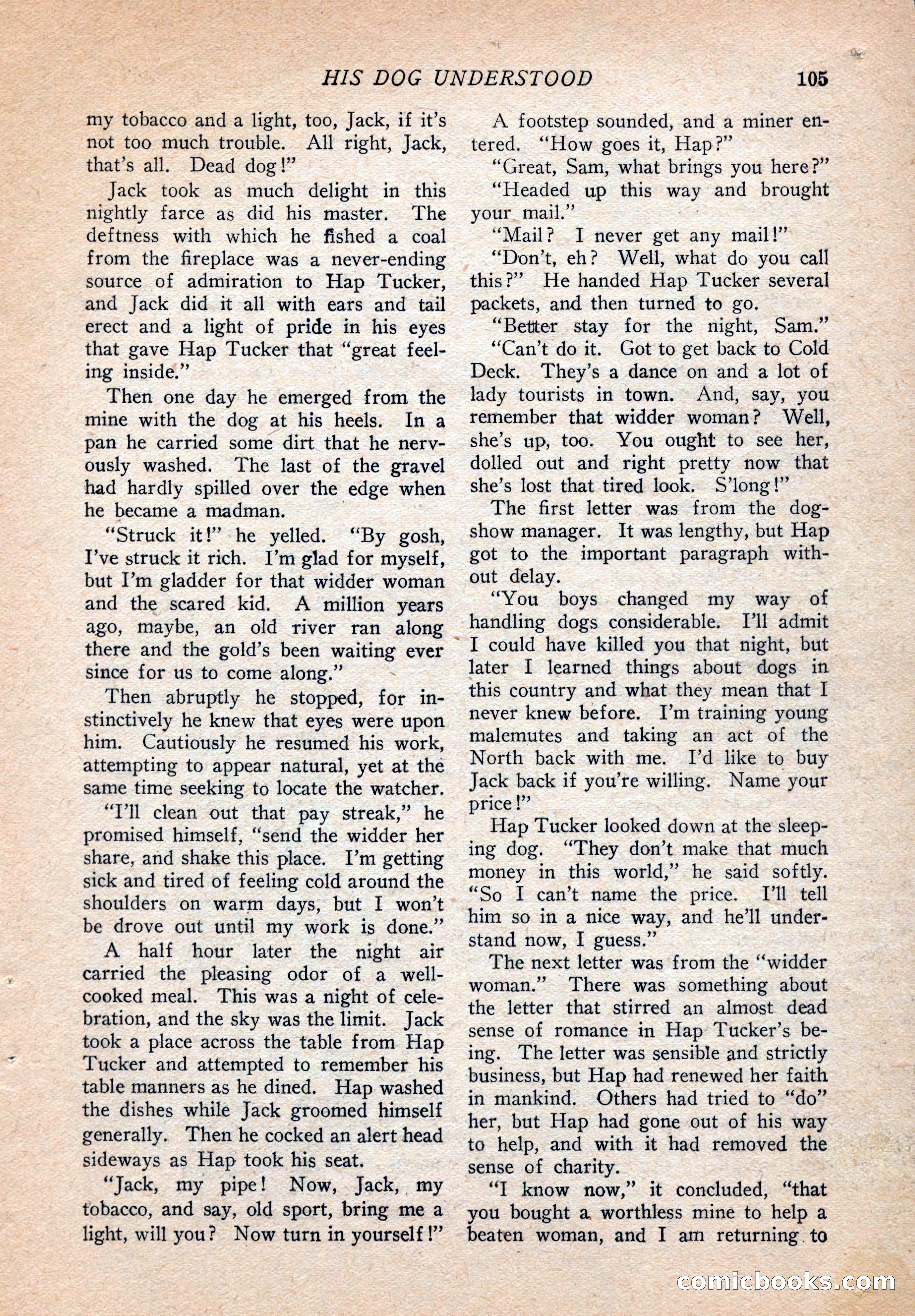 Western Story Magazine, August 9, 1924 — page 107 of 148
