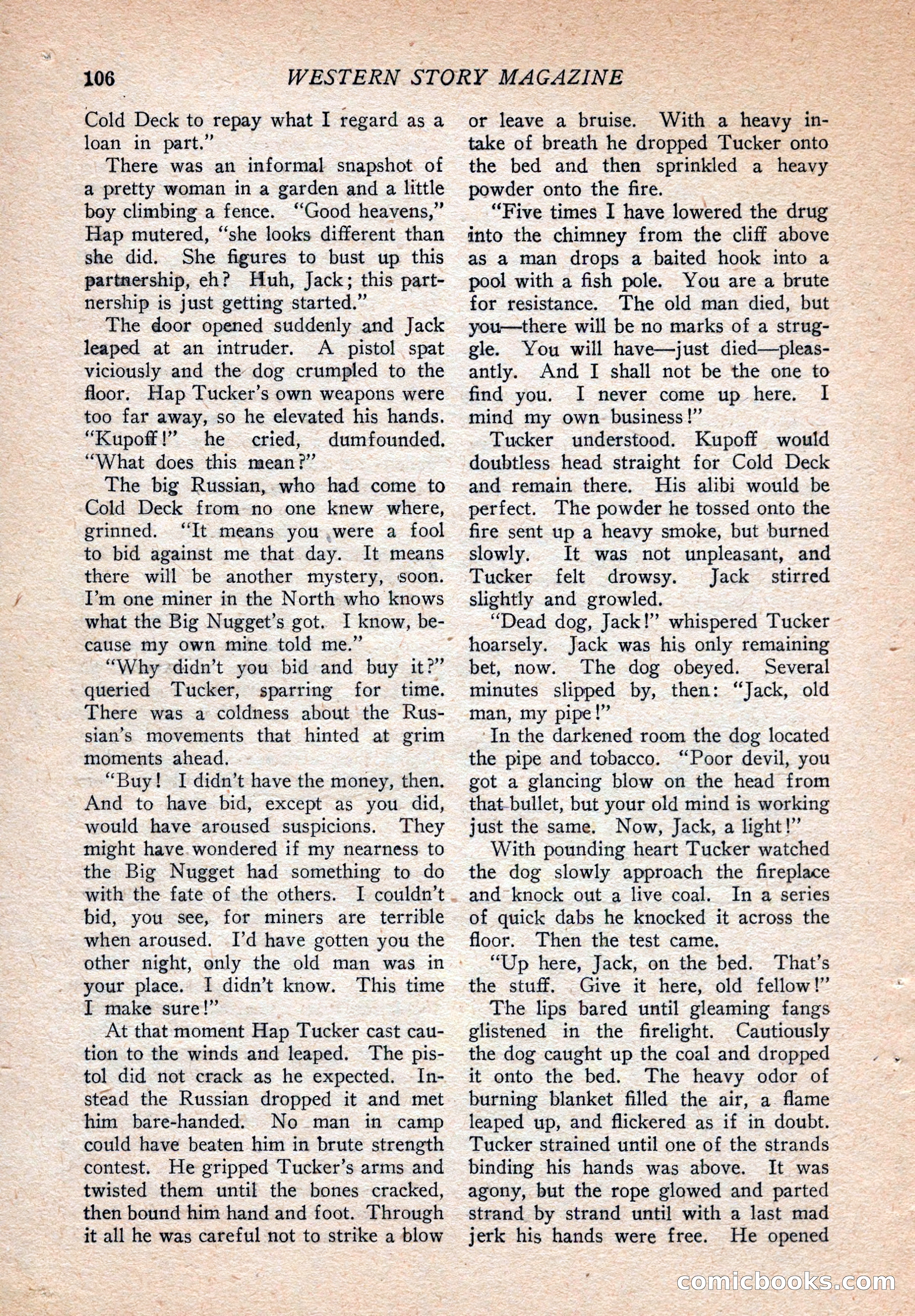 Western Story Magazine, August 9, 1924 — page 108 of 148