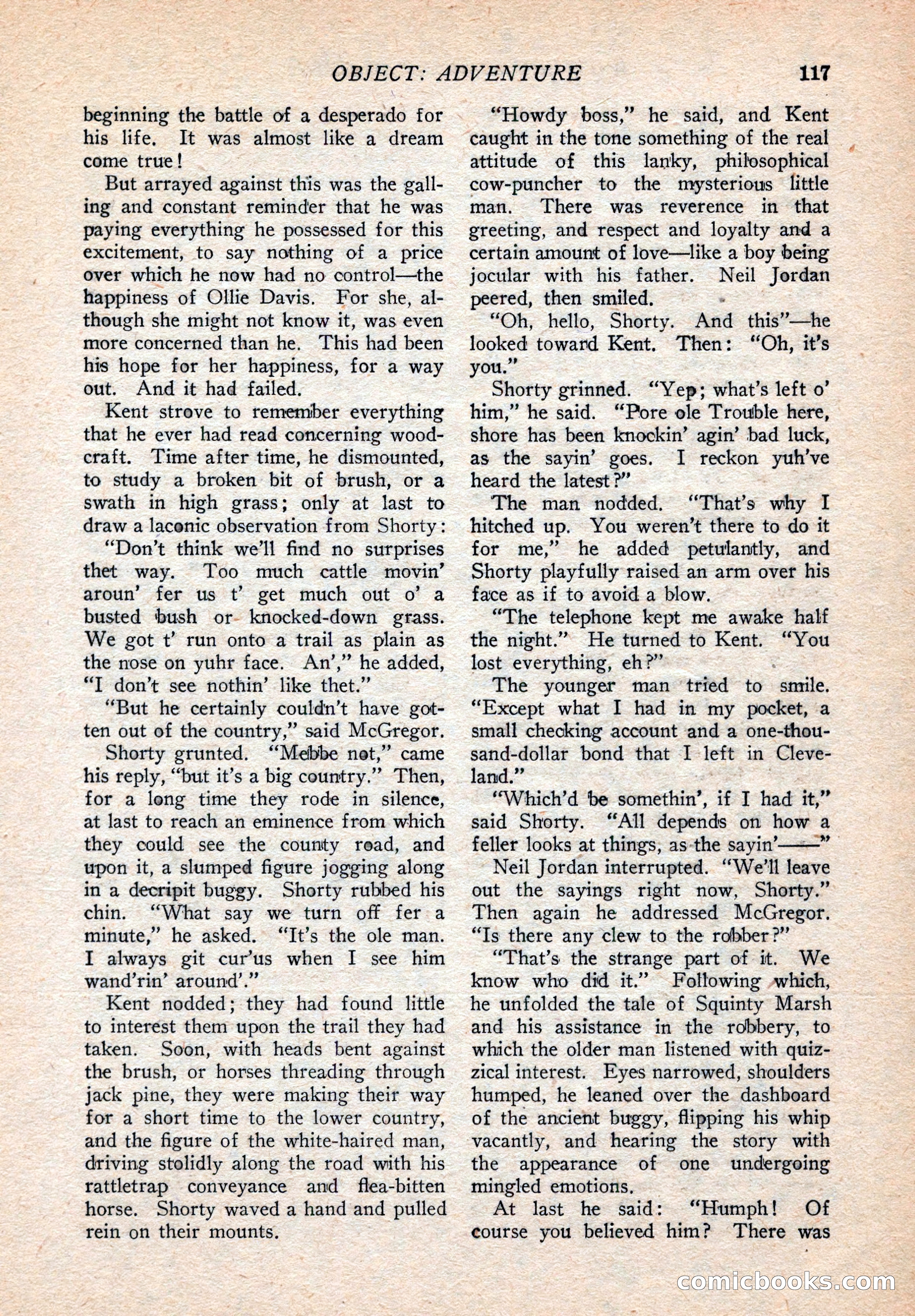 Western Story Magazine, August 9, 1924 — page 119 of 148