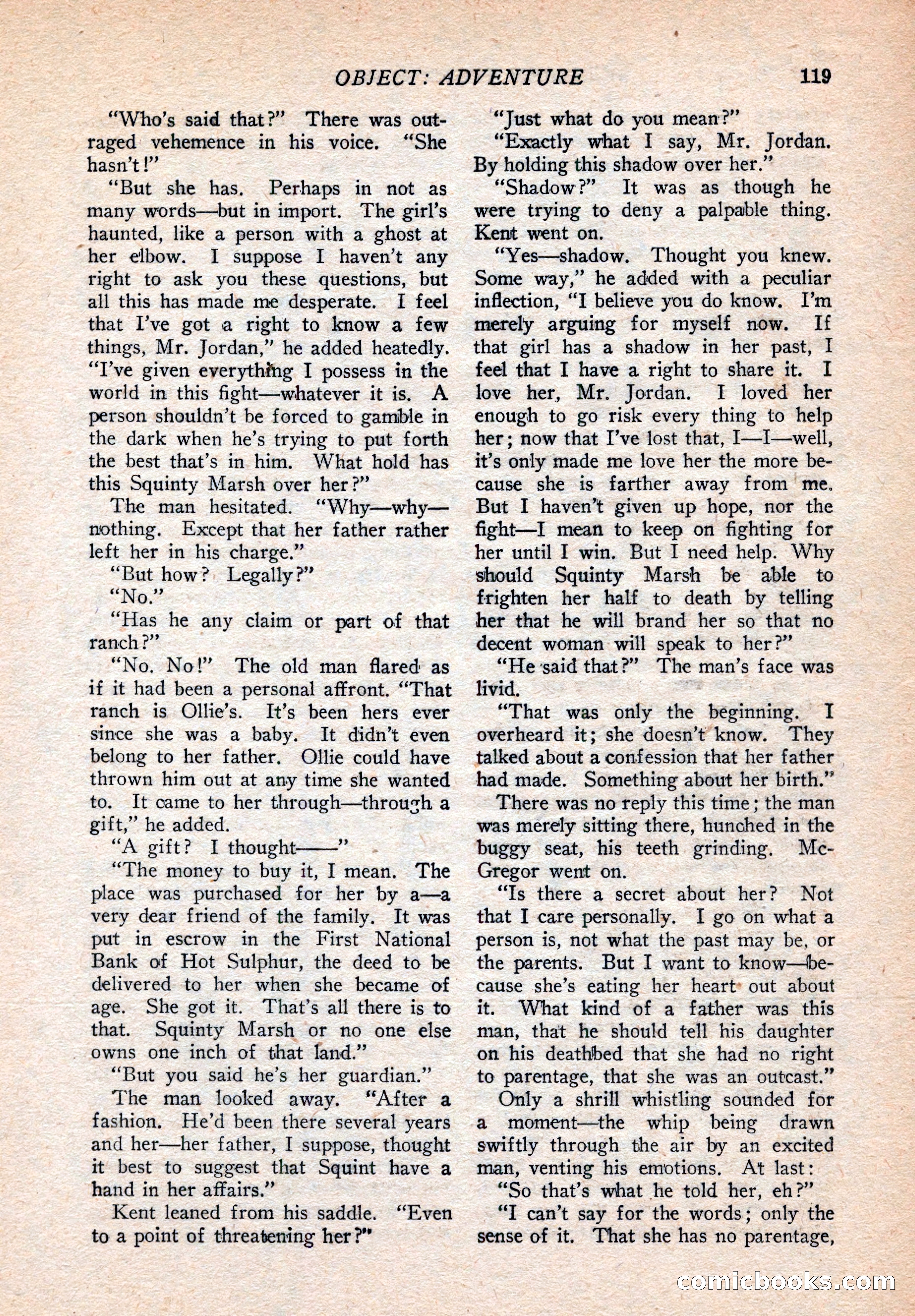Western Story Magazine, August 9, 1924 — page 121 of 148