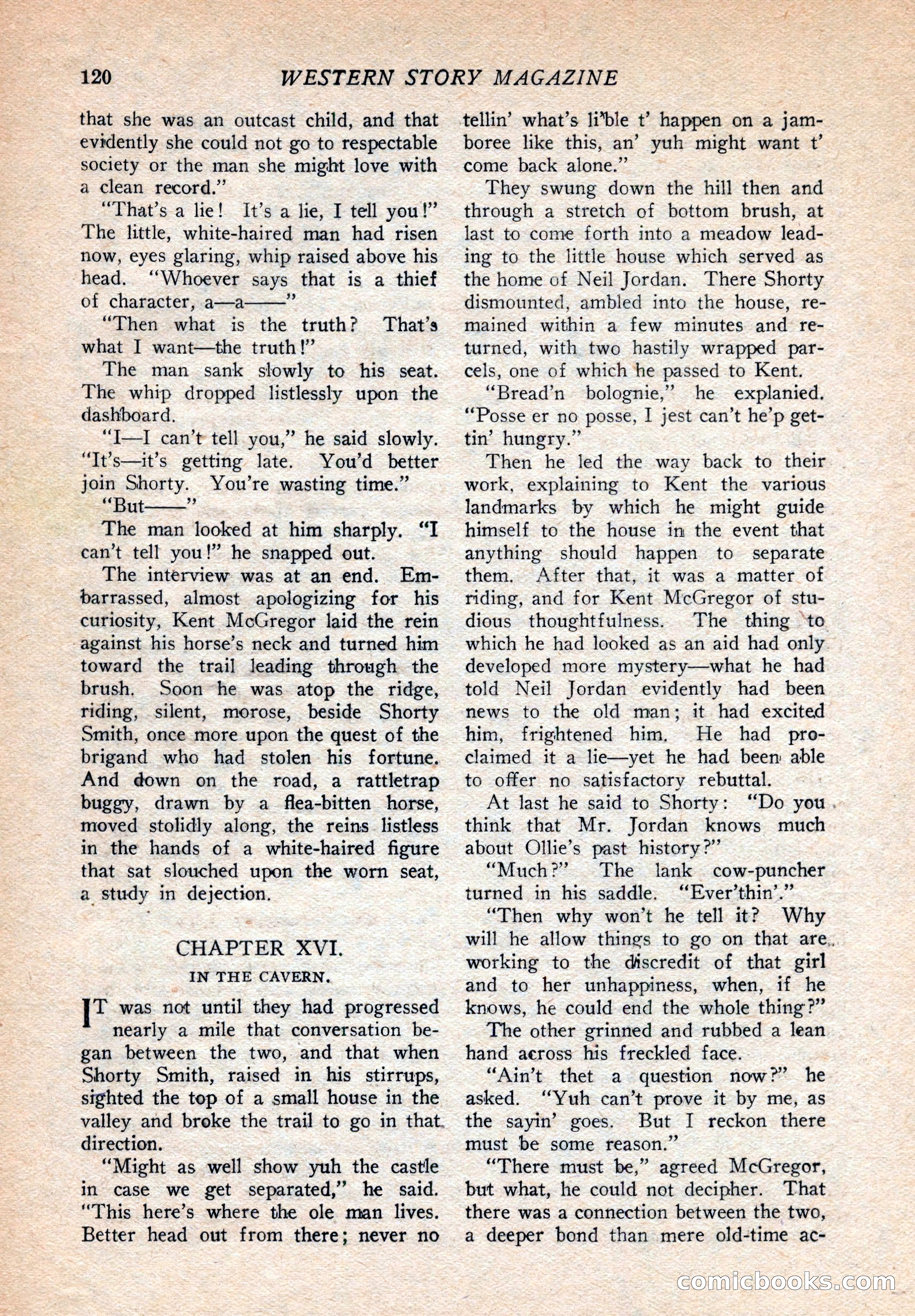 Western Story Magazine, August 9, 1924 — page 122 of 148