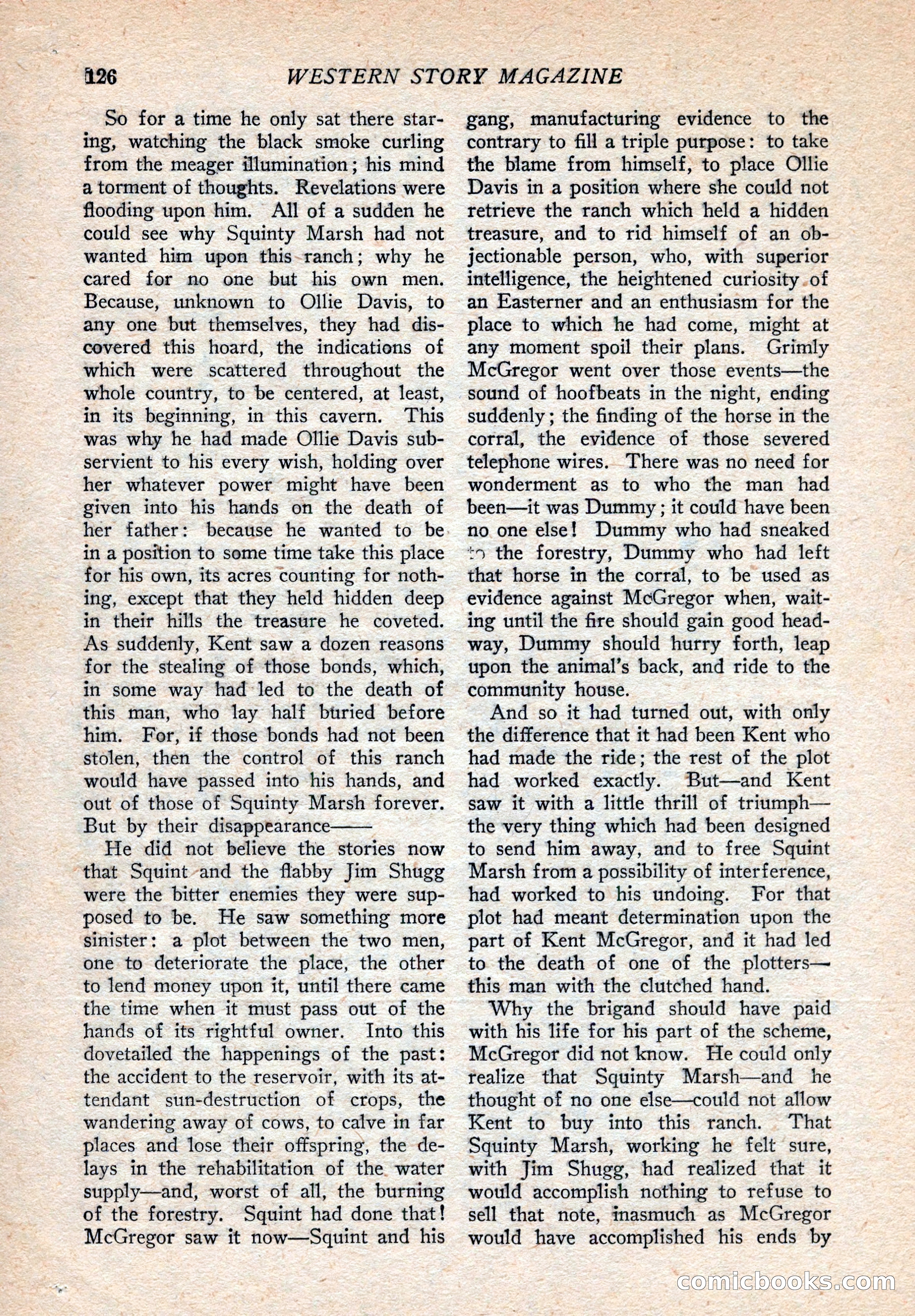Western Story Magazine, August 9, 1924 — page 128 of 148