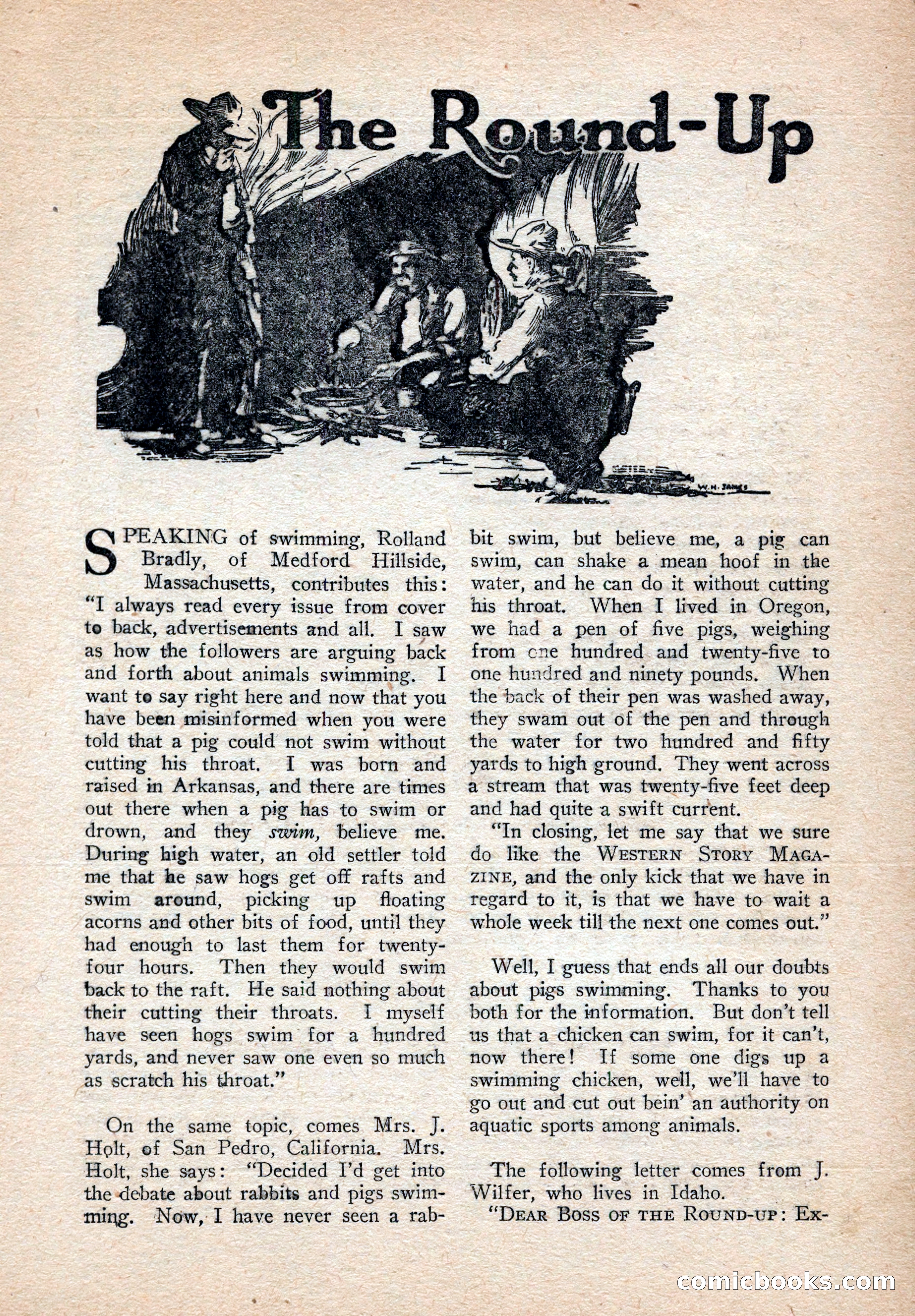 Western Story Magazine, August 9, 1924 — page 133 of 148