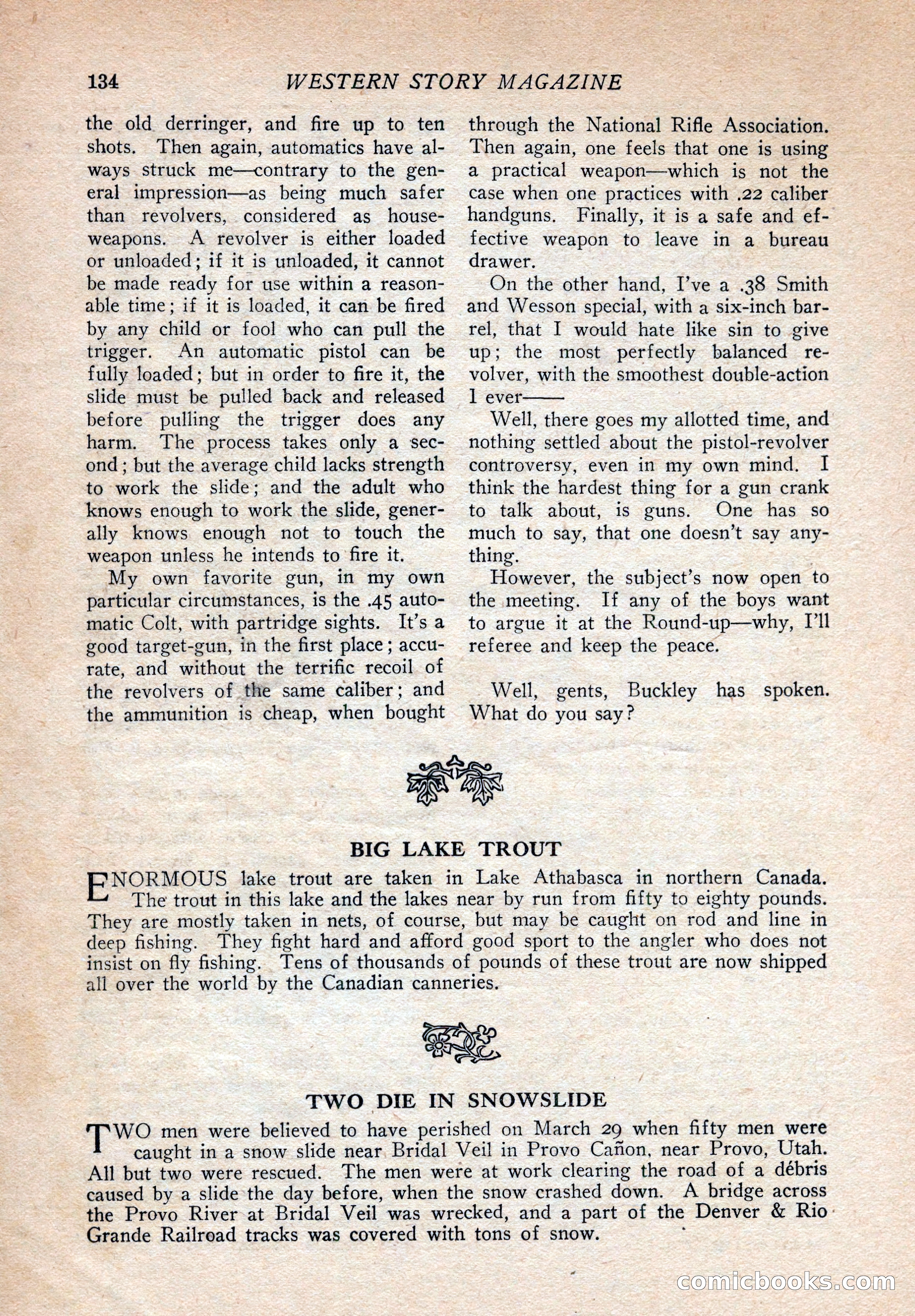 Western Story Magazine, August 9, 1924 — page 136 of 148