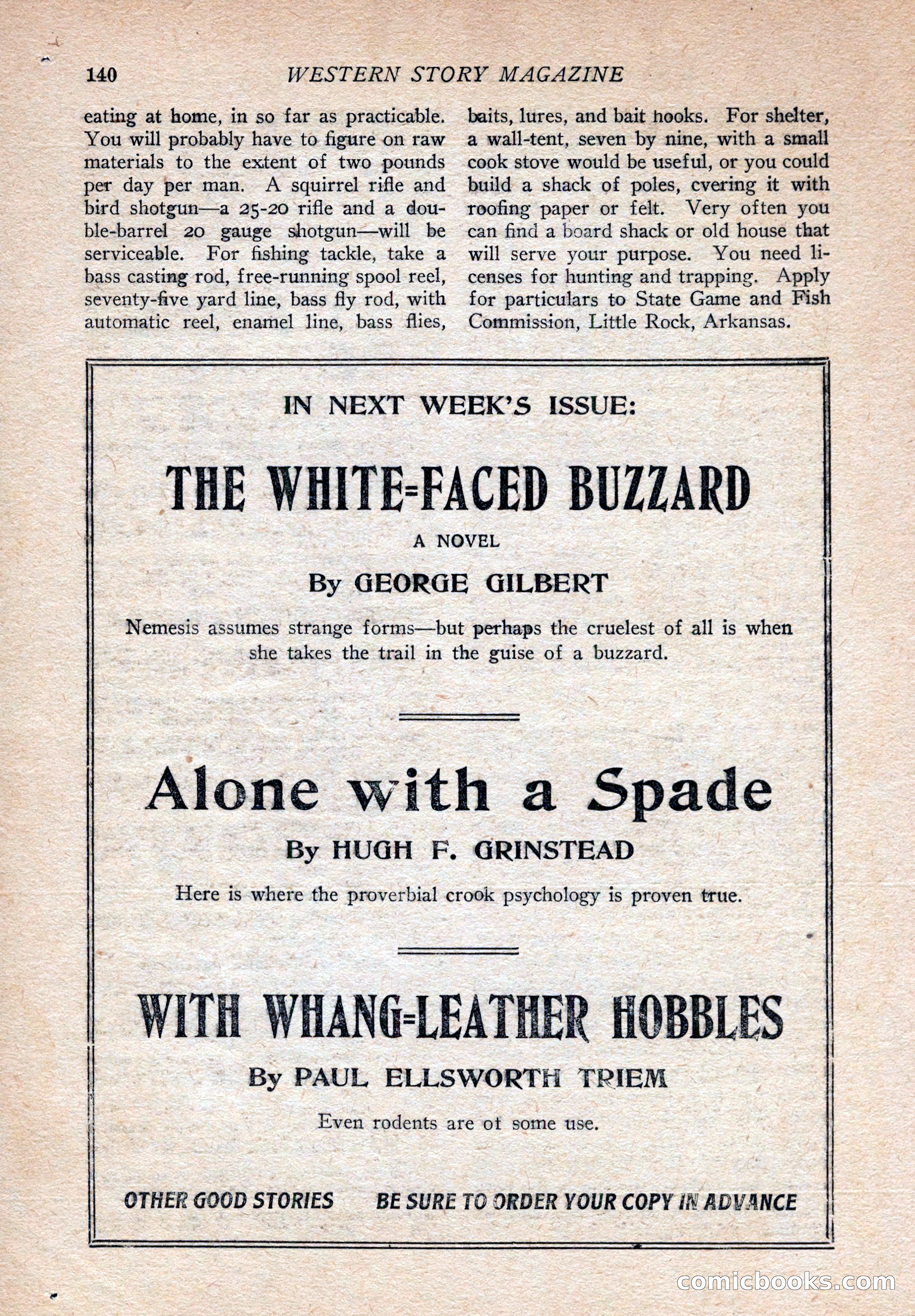 Western Story Magazine, August 9, 1924 — page 142 of 148