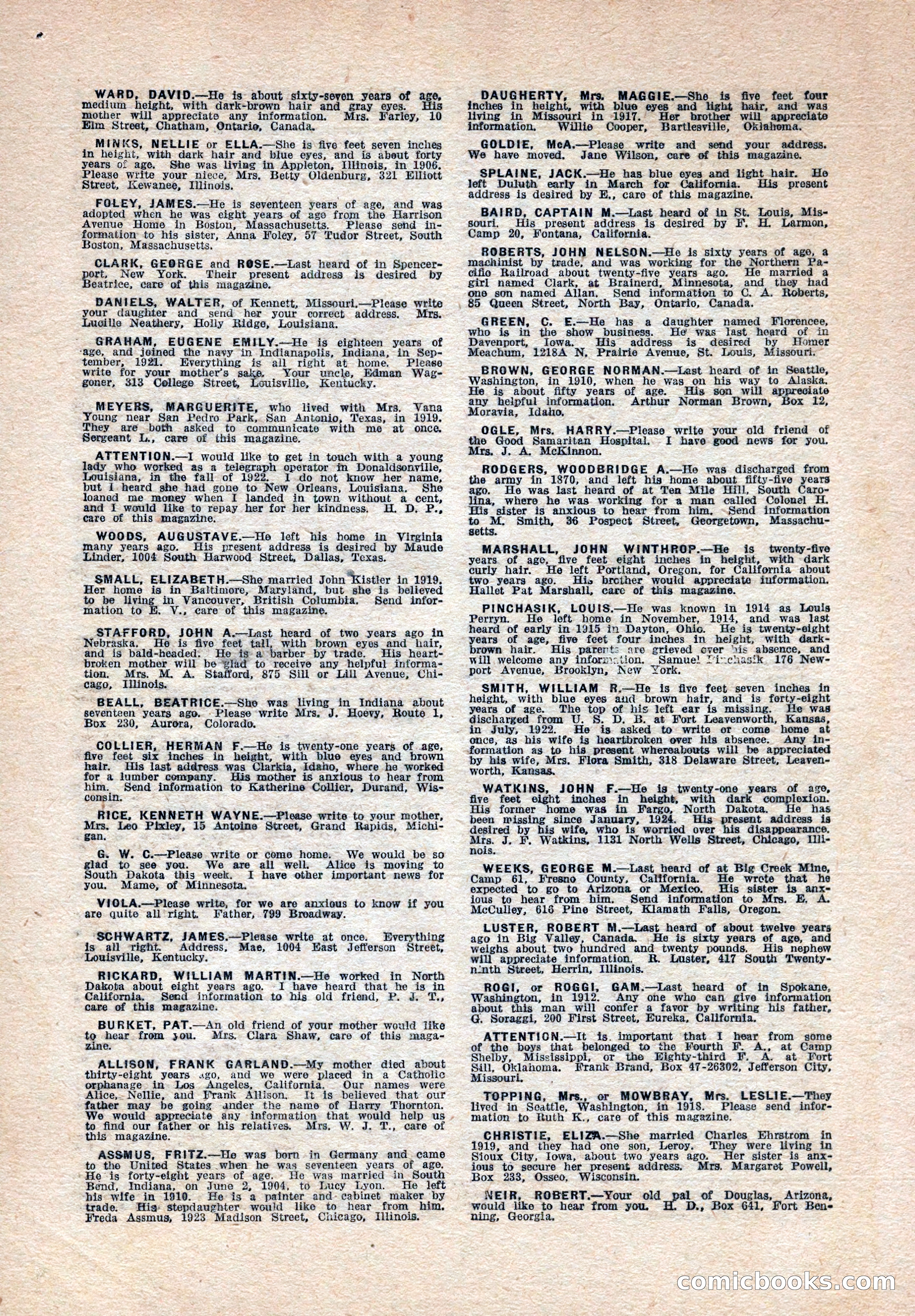 Western Story Magazine, August 9, 1924 — page 144 of 148