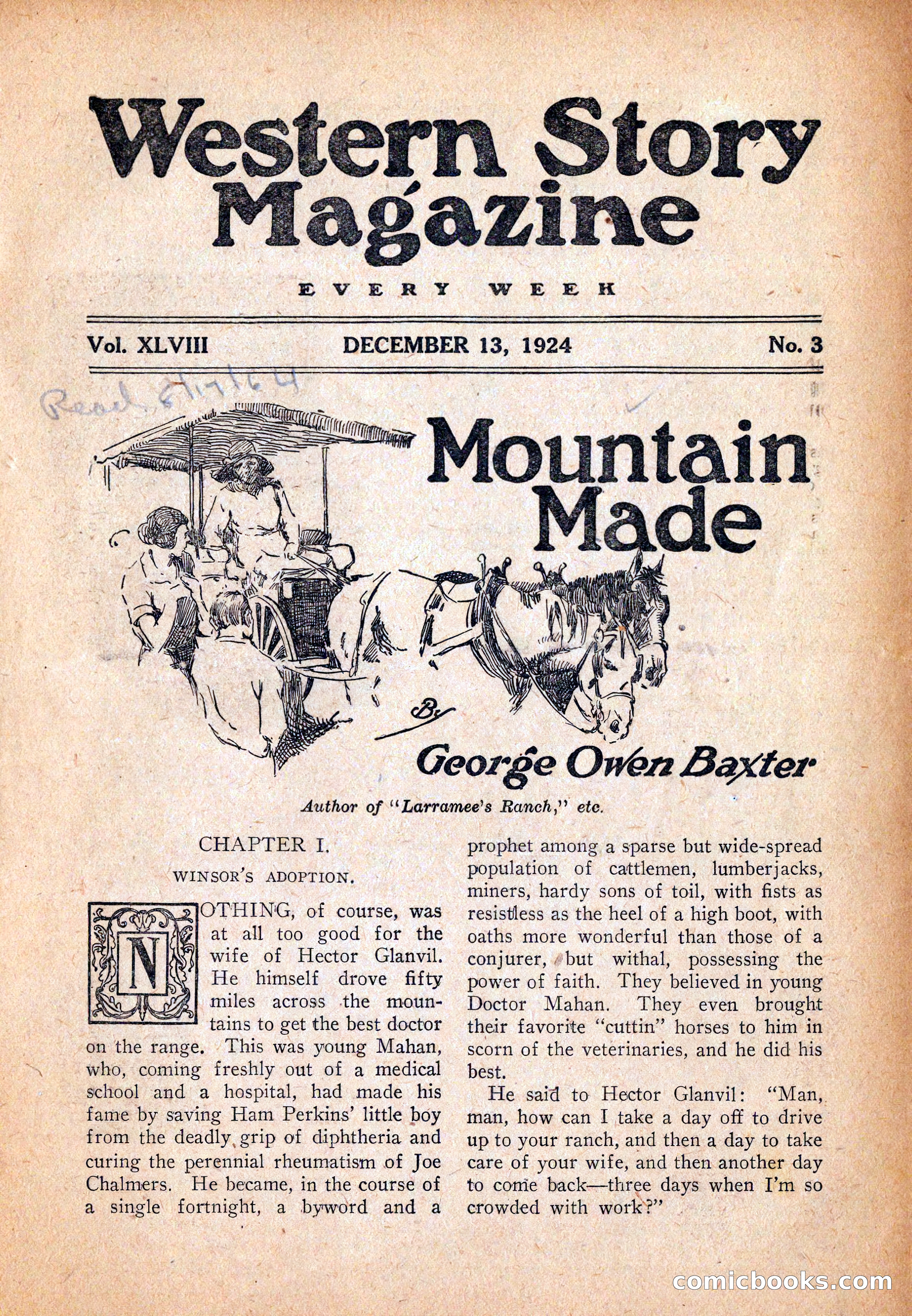 Western Story Magazine, December 13, 1924 — page 5 of 146