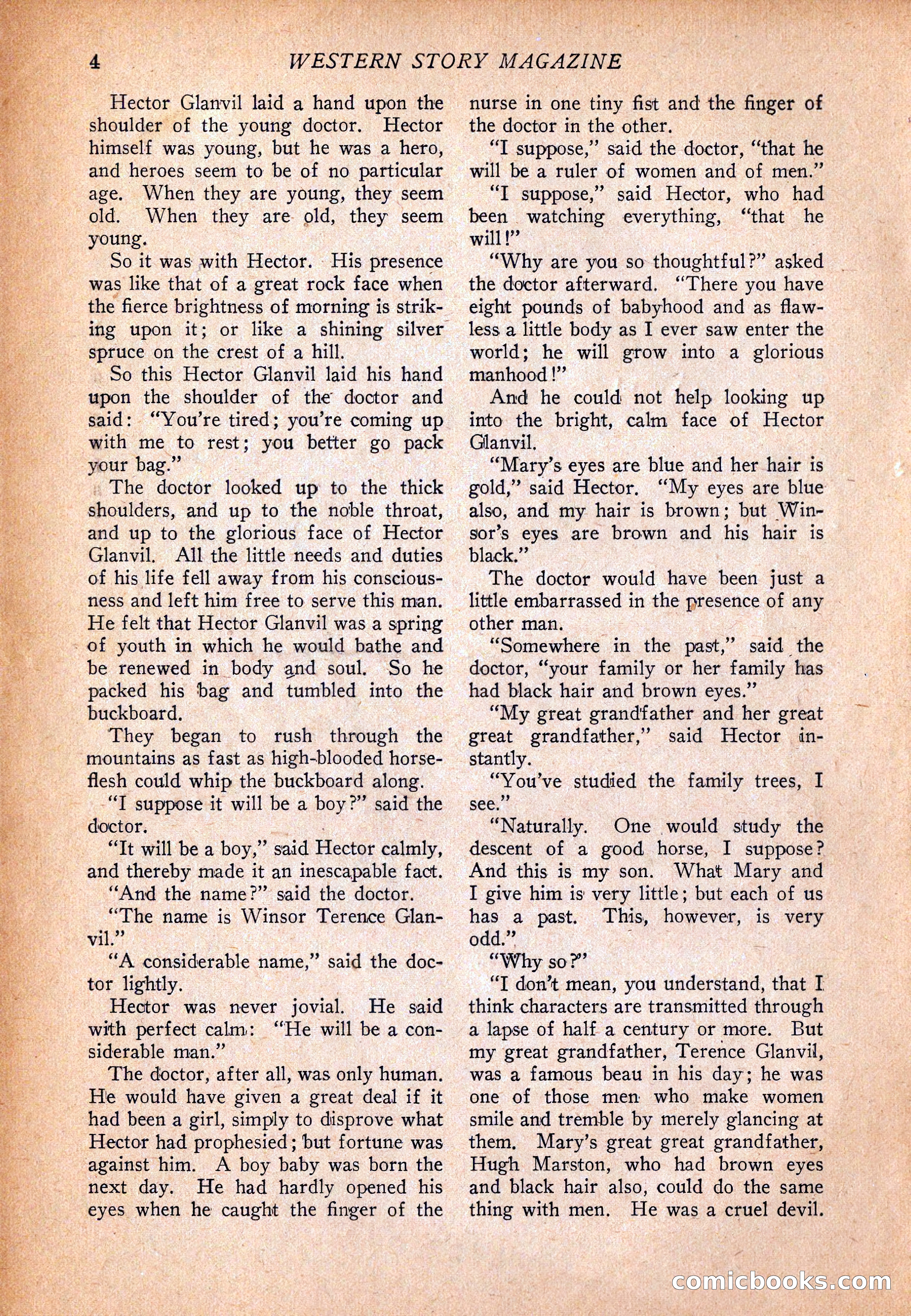 Western Story Magazine, December 13, 1924 — page 6 of 146