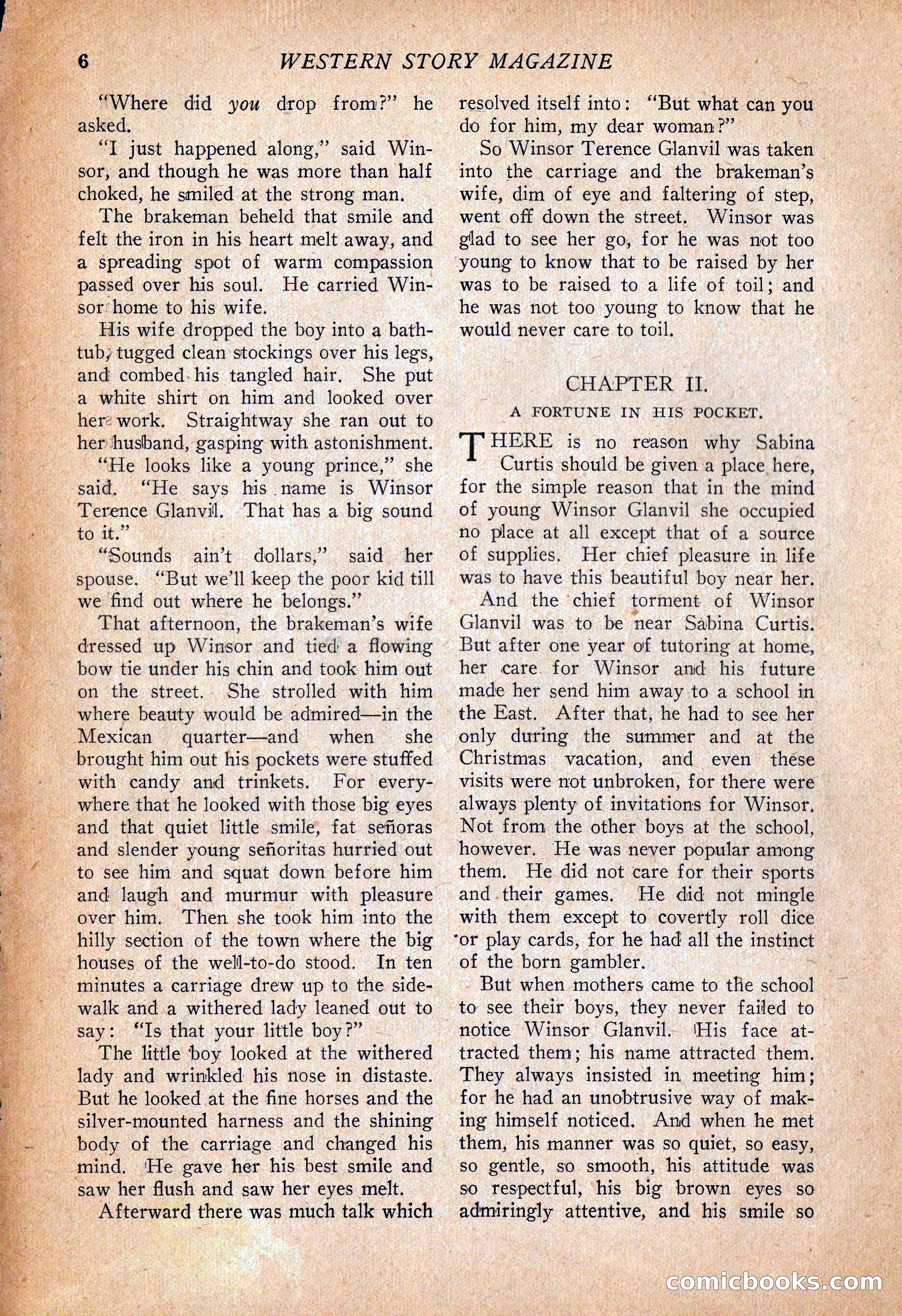 Western Story Magazine, December 13, 1924 — page 8 of 146