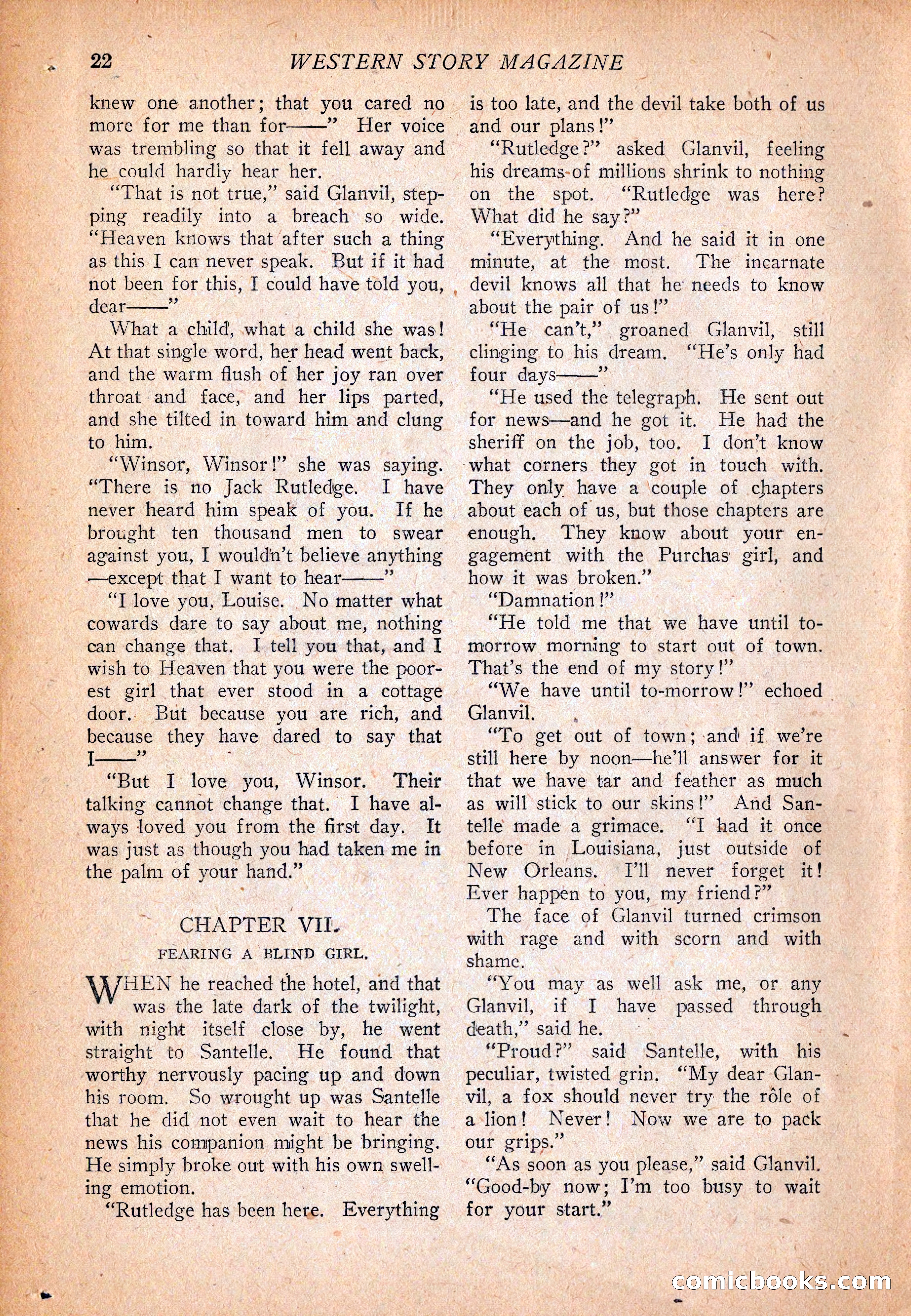 Western Story Magazine, December 13, 1924 — page 24 of 146