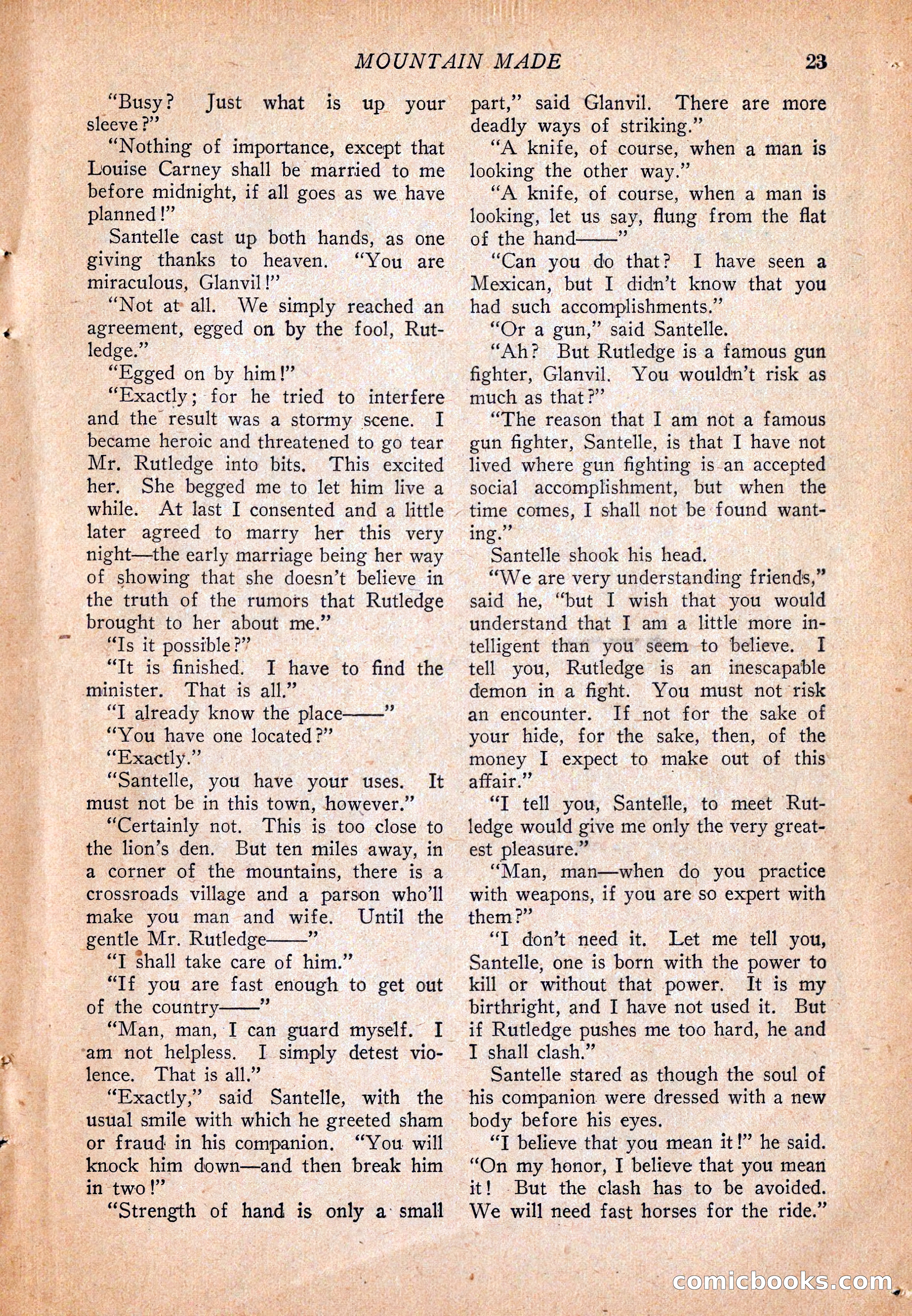 Western Story Magazine, December 13, 1924 — page 25 of 146