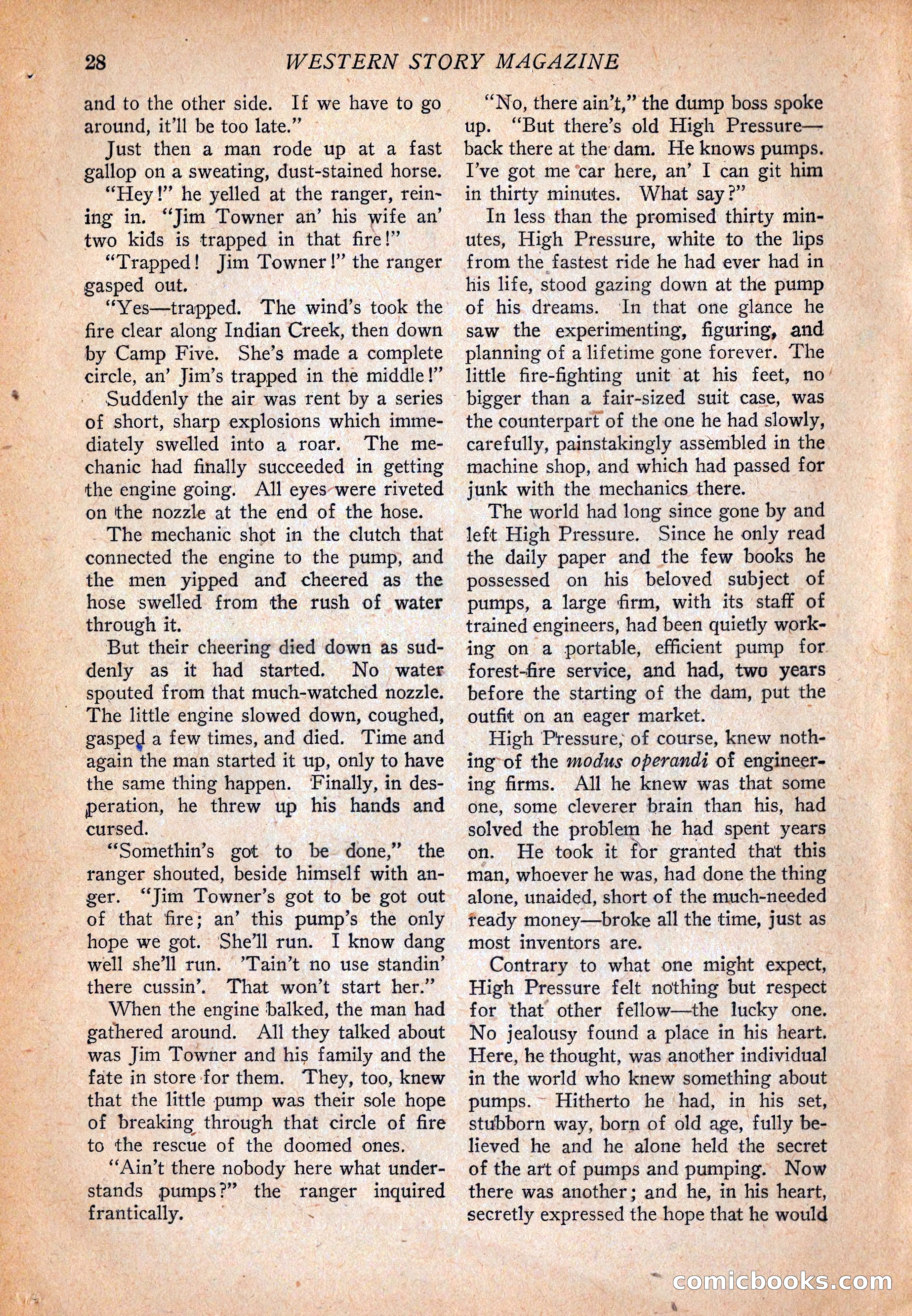 Western Story Magazine, December 13, 1924 — page 30 of 146