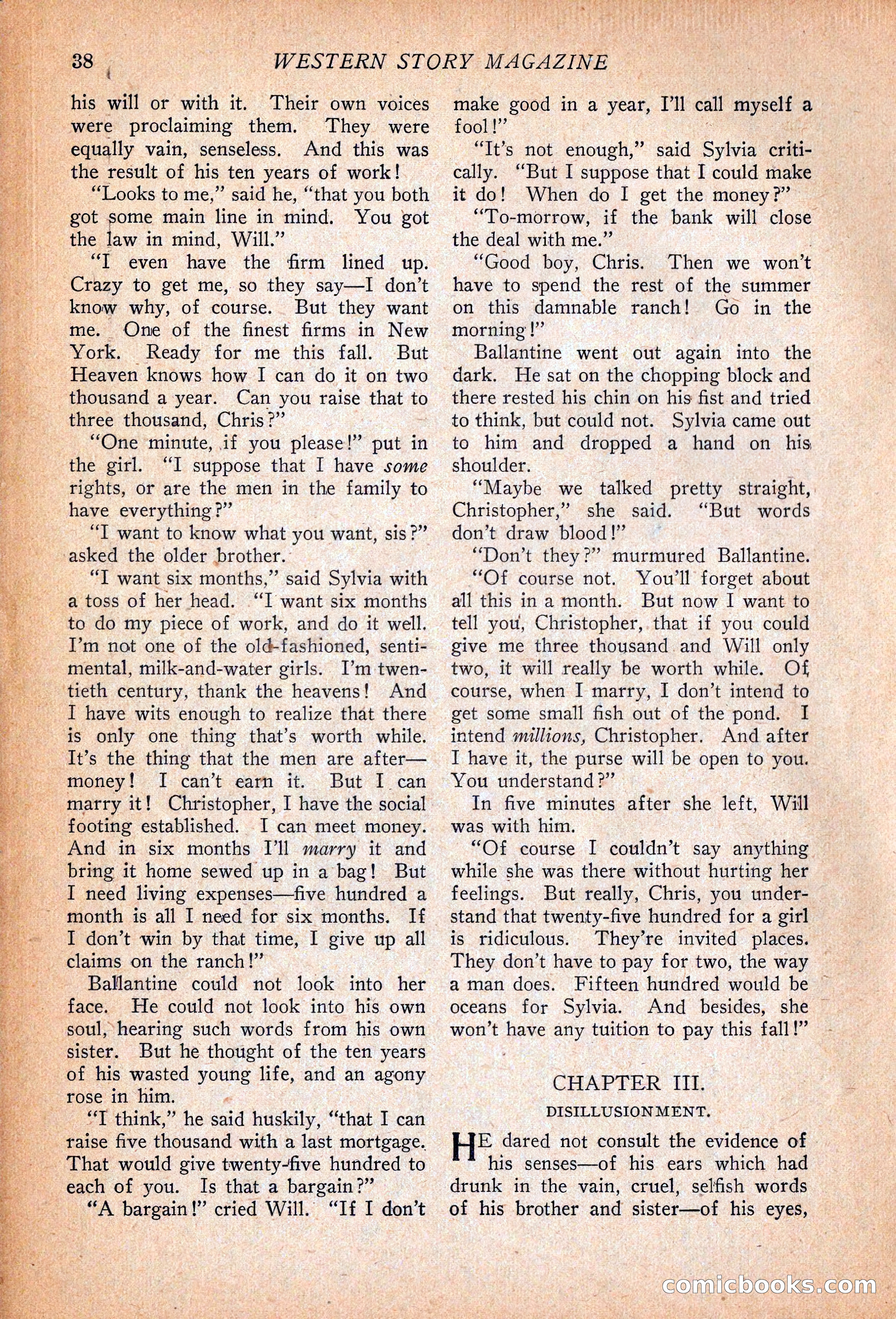 Western Story Magazine, December 13, 1924 — page 40 of 146