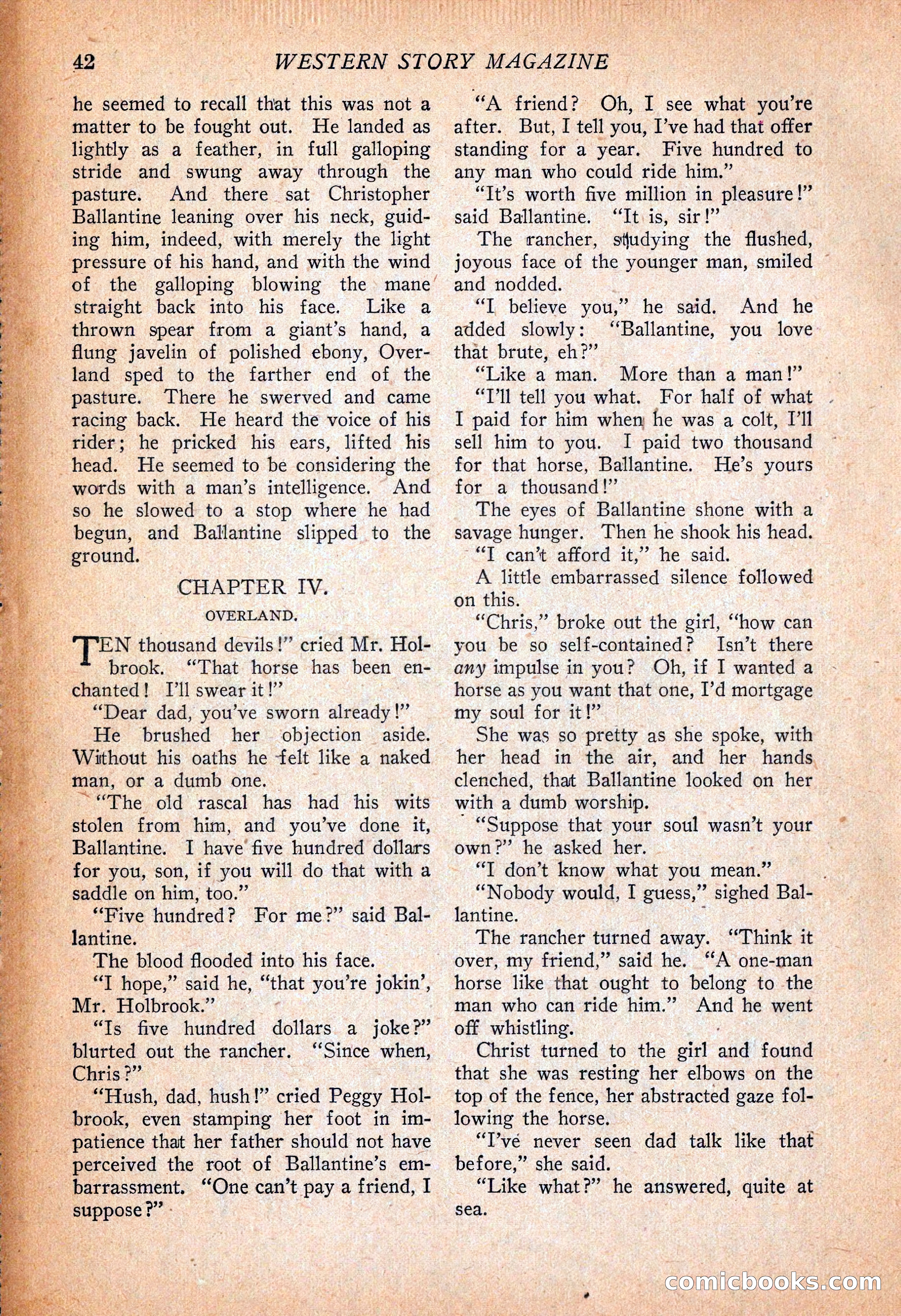 Western Story Magazine, December 13, 1924 — page 44 of 146