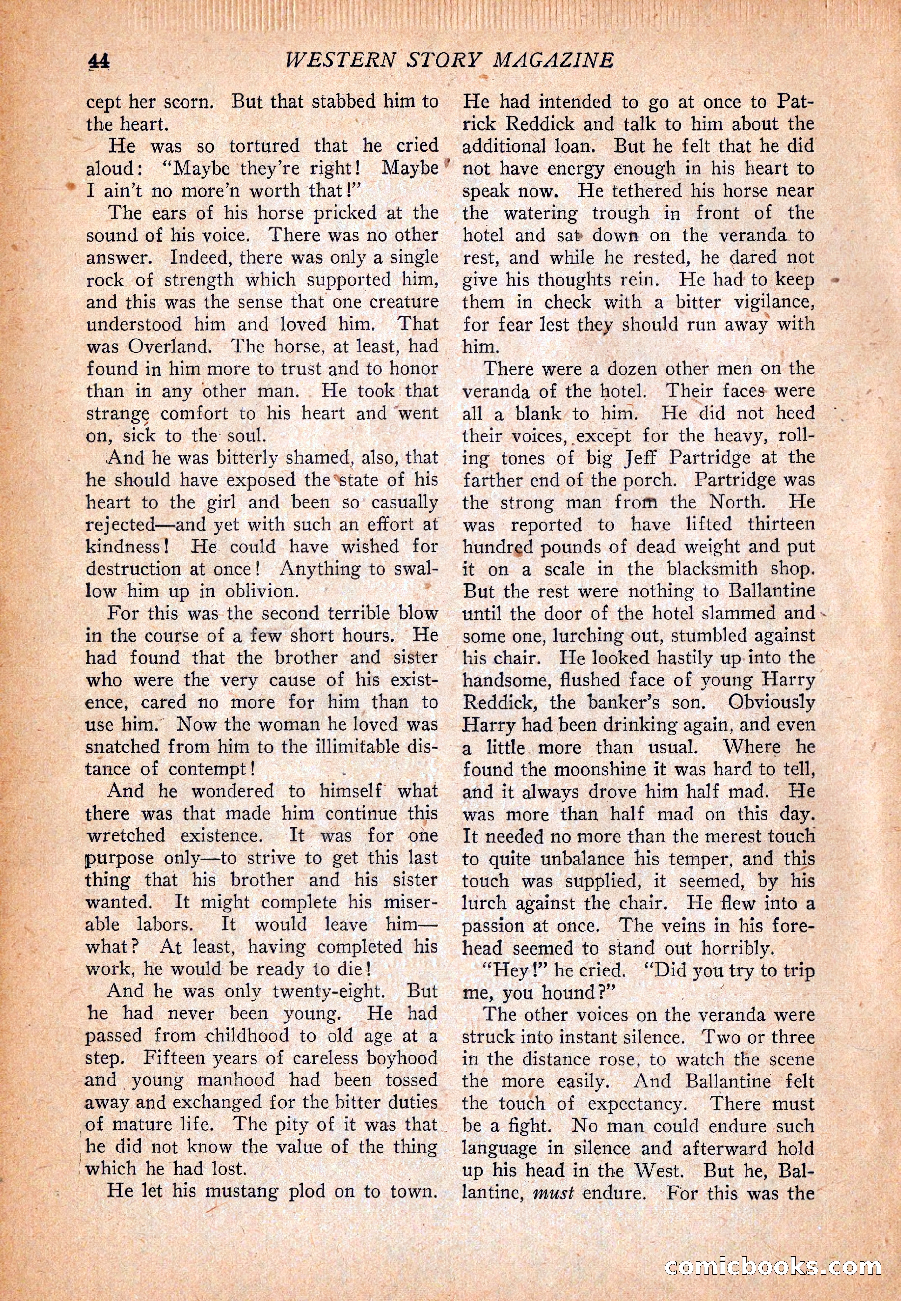 Western Story Magazine, December 13, 1924 — page 46 of 146